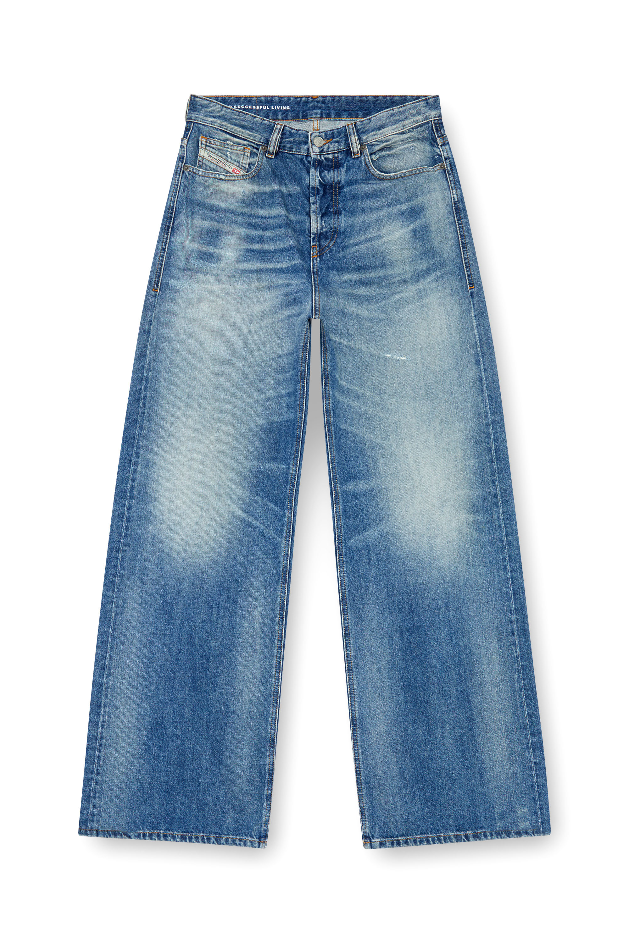 Diesel - Relaxed Jeans 1996 D-Sire 09J86 Mujer, Azul medio - 2