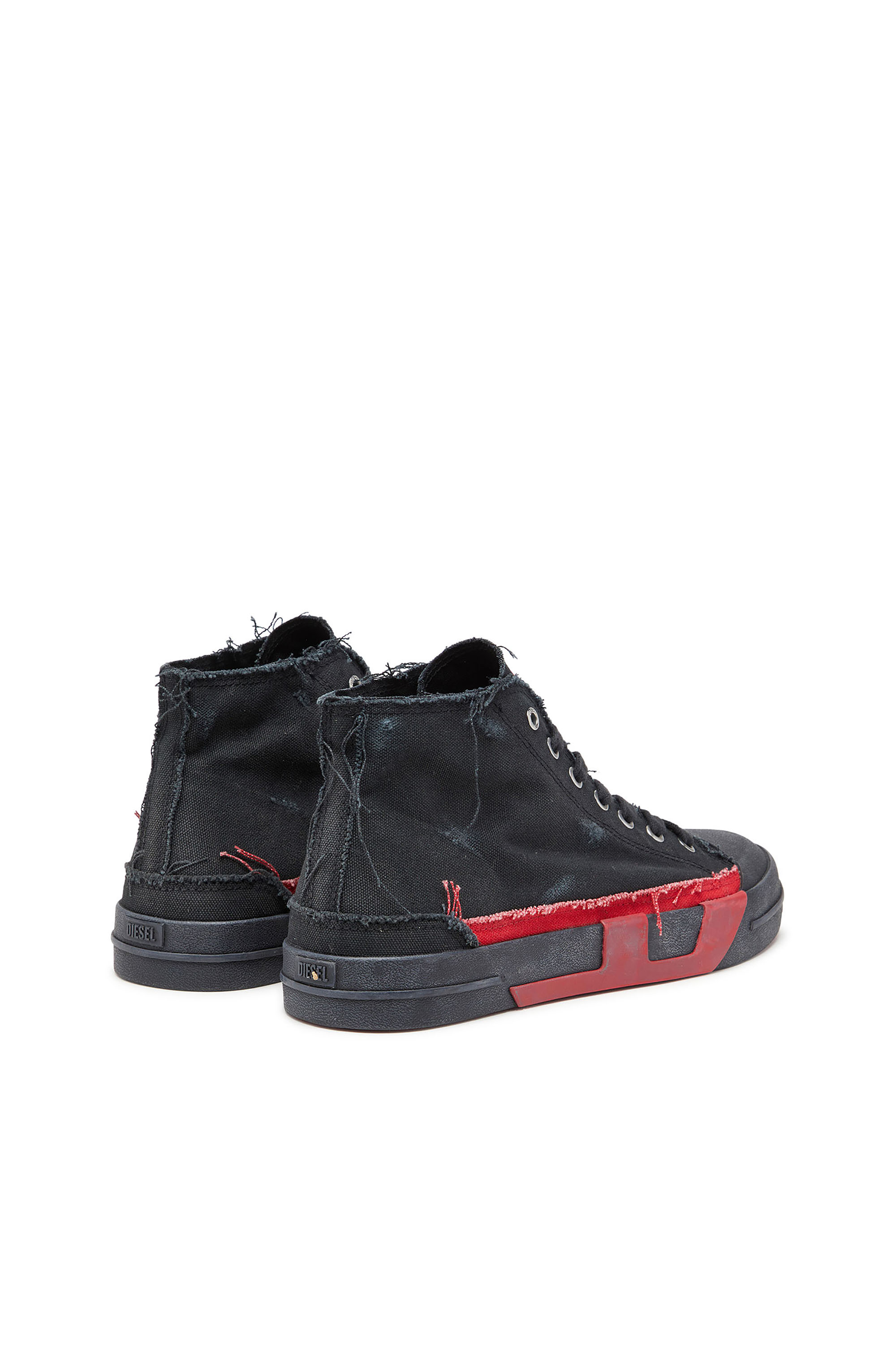 Diesel - S-D-VERSE MID II, Deportivas altas de lona desgastada Hombre in Multicolor - 3