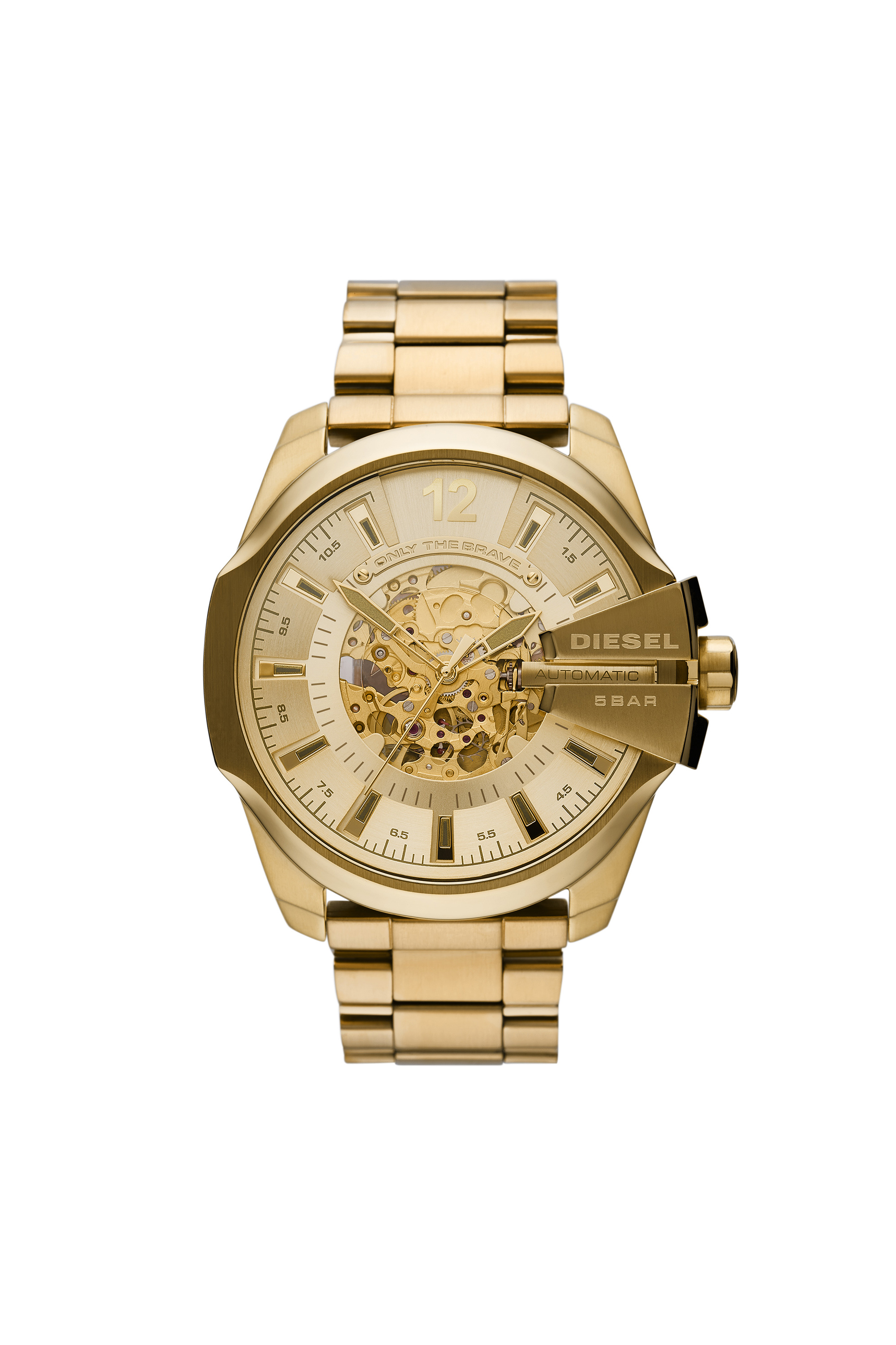 Diesel - DZ7456, Reloj Mega Chief con pulsera en tono dorado Hombre in Dorado - 1
