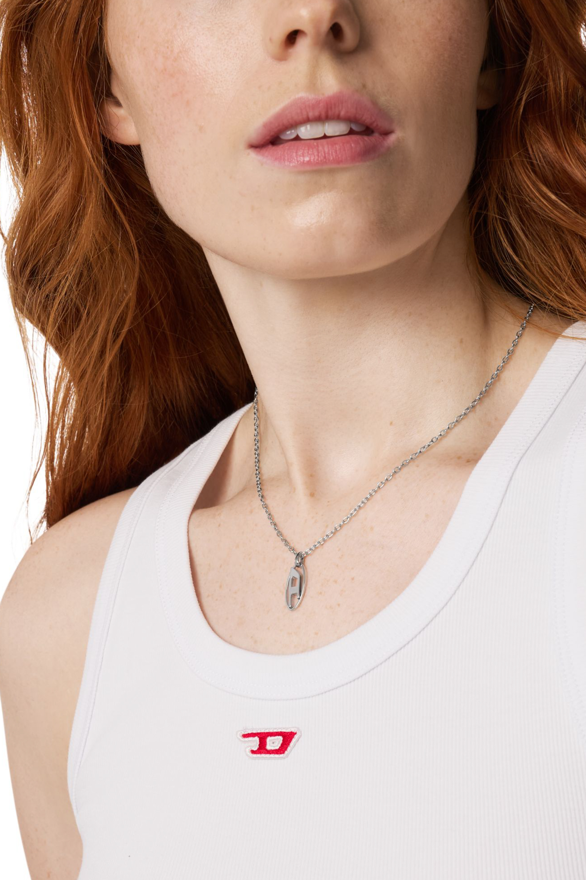 Diesel - DX1661040 JEWELLERY, Colgante de acero inoxidable Unisex in Plateado - 3