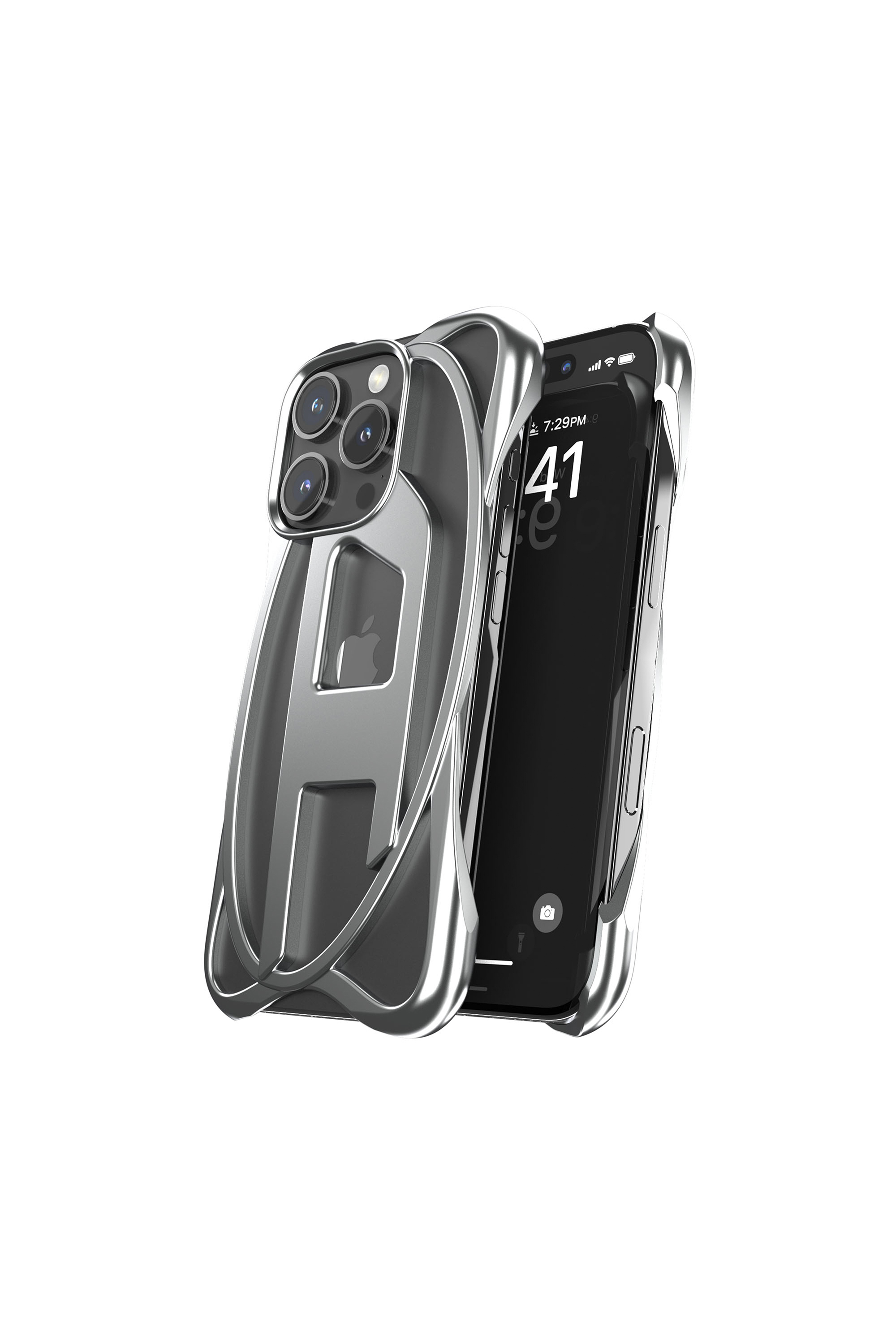 Diesel - 60207 MOULDED CASE, Funda de iP 16 Pro Unisex in Gris - 2