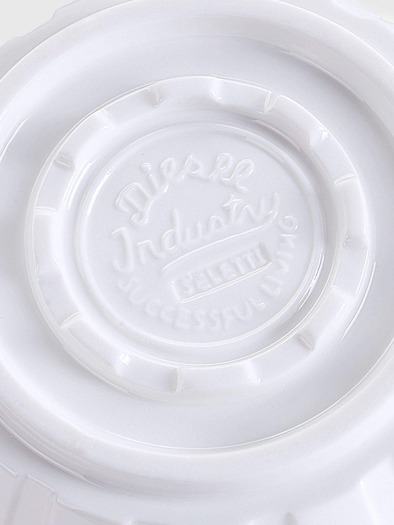 Diesel - 10982 MACHINE COLLEC, Frutero de porcelana, 16,3 cm de diámetro Unisex in Blanco - 3