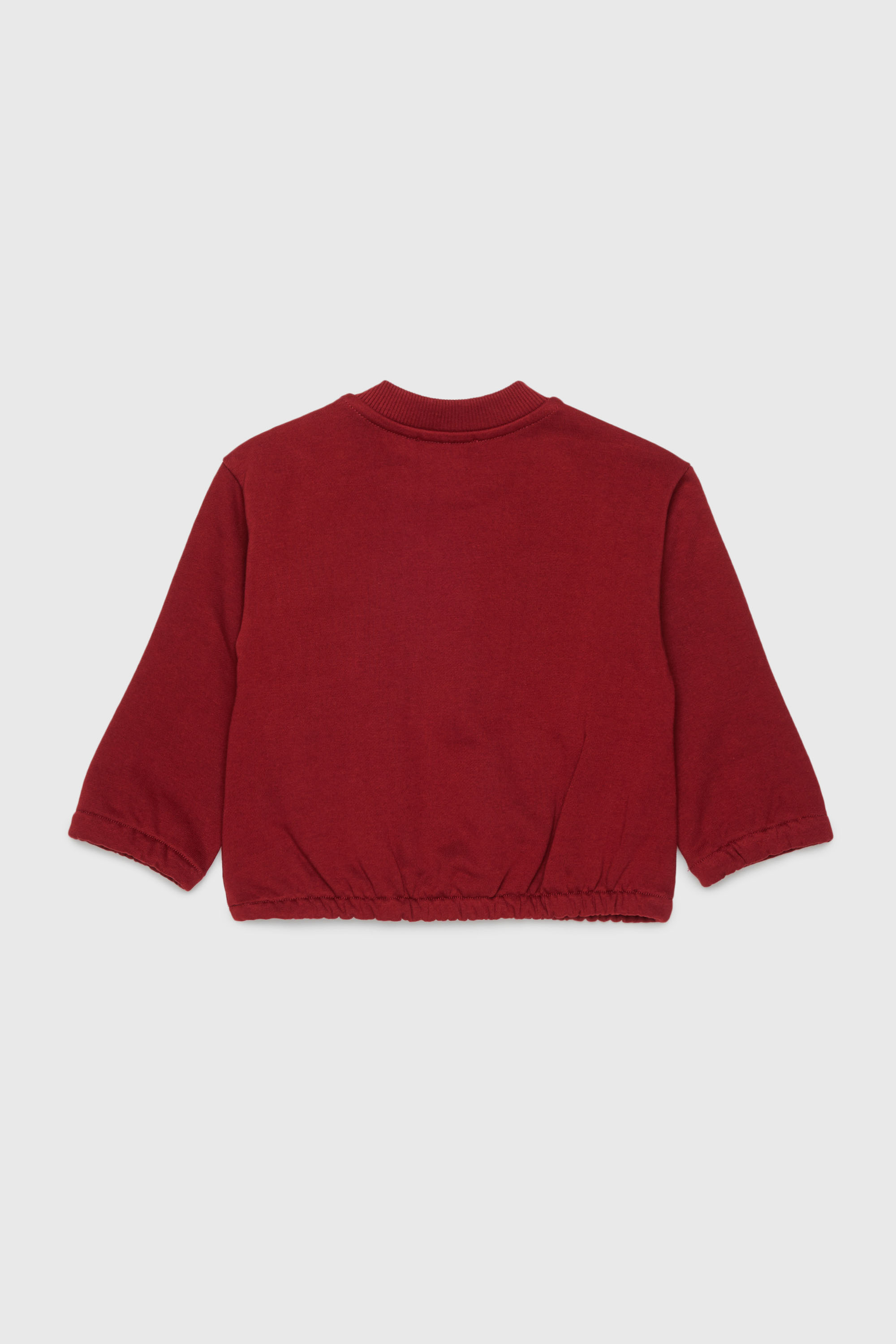 Diesel - SFUMB, Sudadera de algod&oacute;n con estampado de logo starburst Mujer in Rojo - 2
