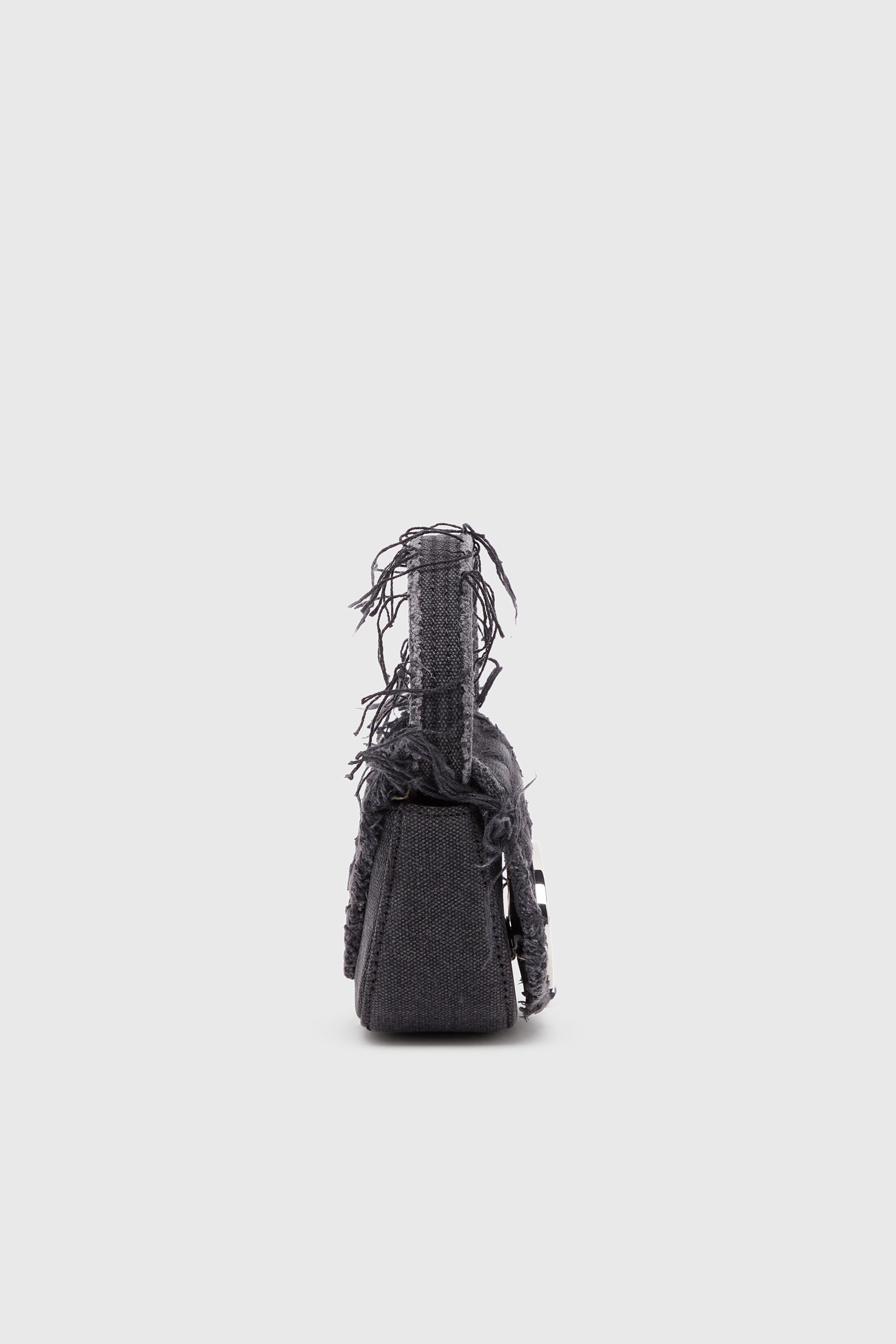 Diesel - 1DR XS, 1DR XS-Minibolso ic&oacute;nico de lona y cuero Mujer in Negro - 5