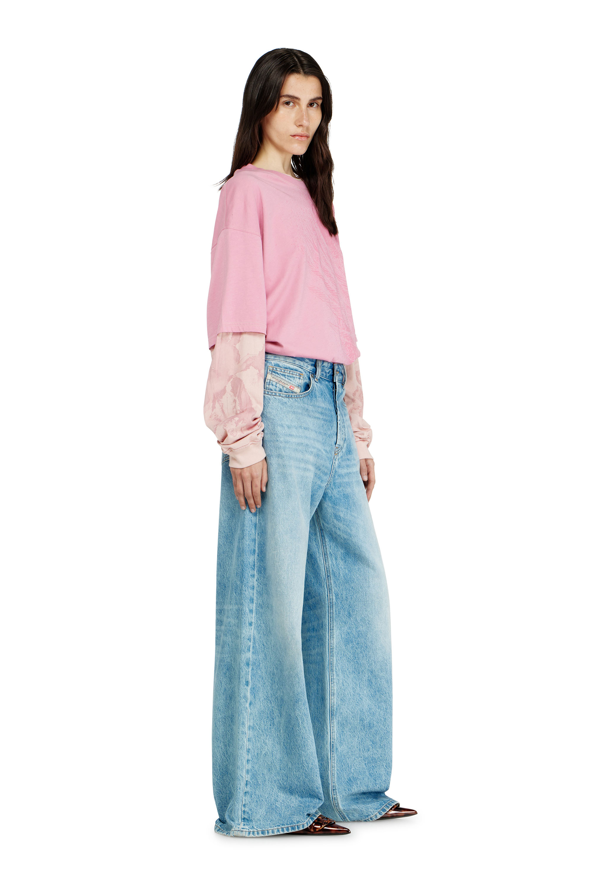 Diesel - Relaxed Jeans 1996 D-Sire 09I29 Unisex, Azul Claro - 2