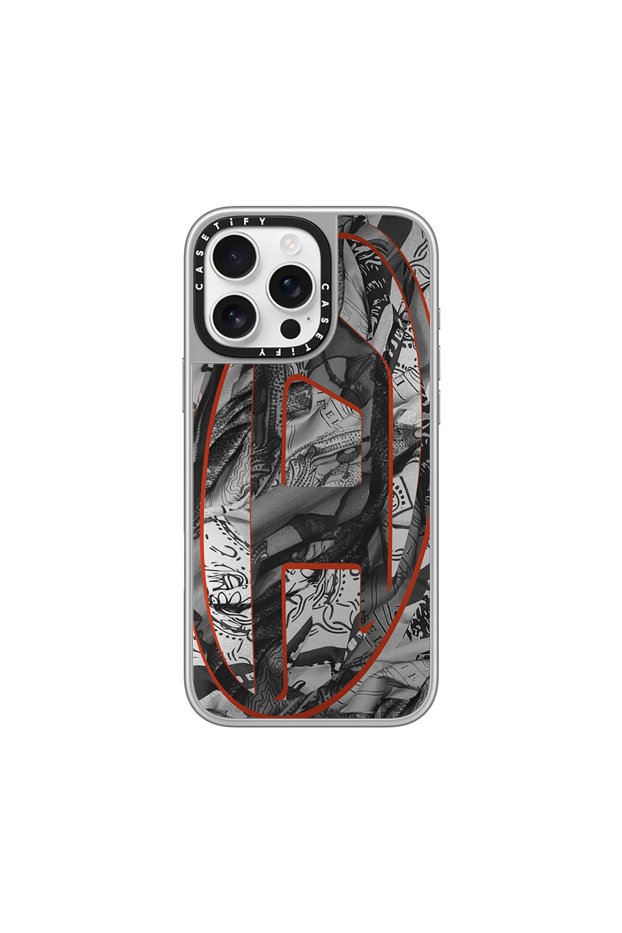 Diesel - 60339 CASETIFY MOULDED CASE, Funda MagSafe Bandana iPhone 16 Pro Max Unisex in Multicolor - 1