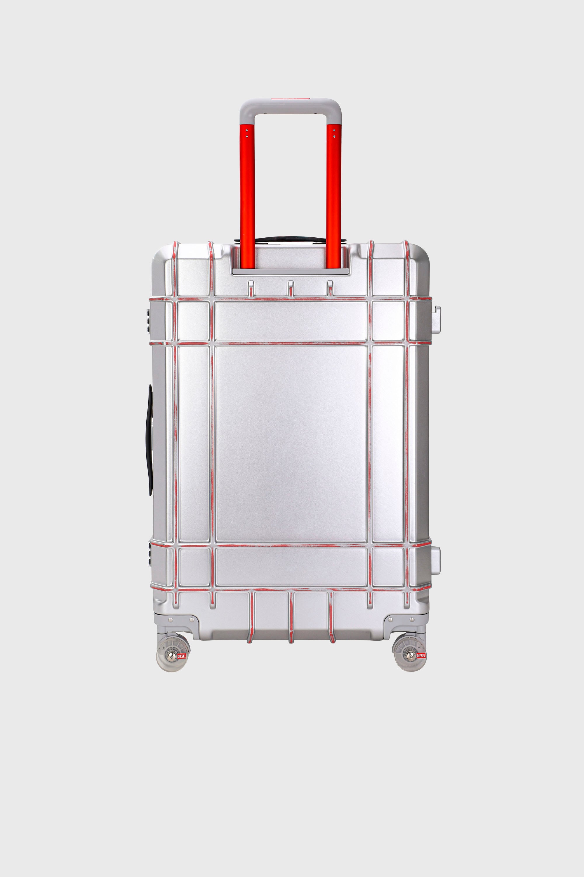 Diesel - DIESEL PC STRONG IMAGE TROLLEY- DSL003, Maleta resistente tama&ntilde;o L Unisex in Plateado - 2