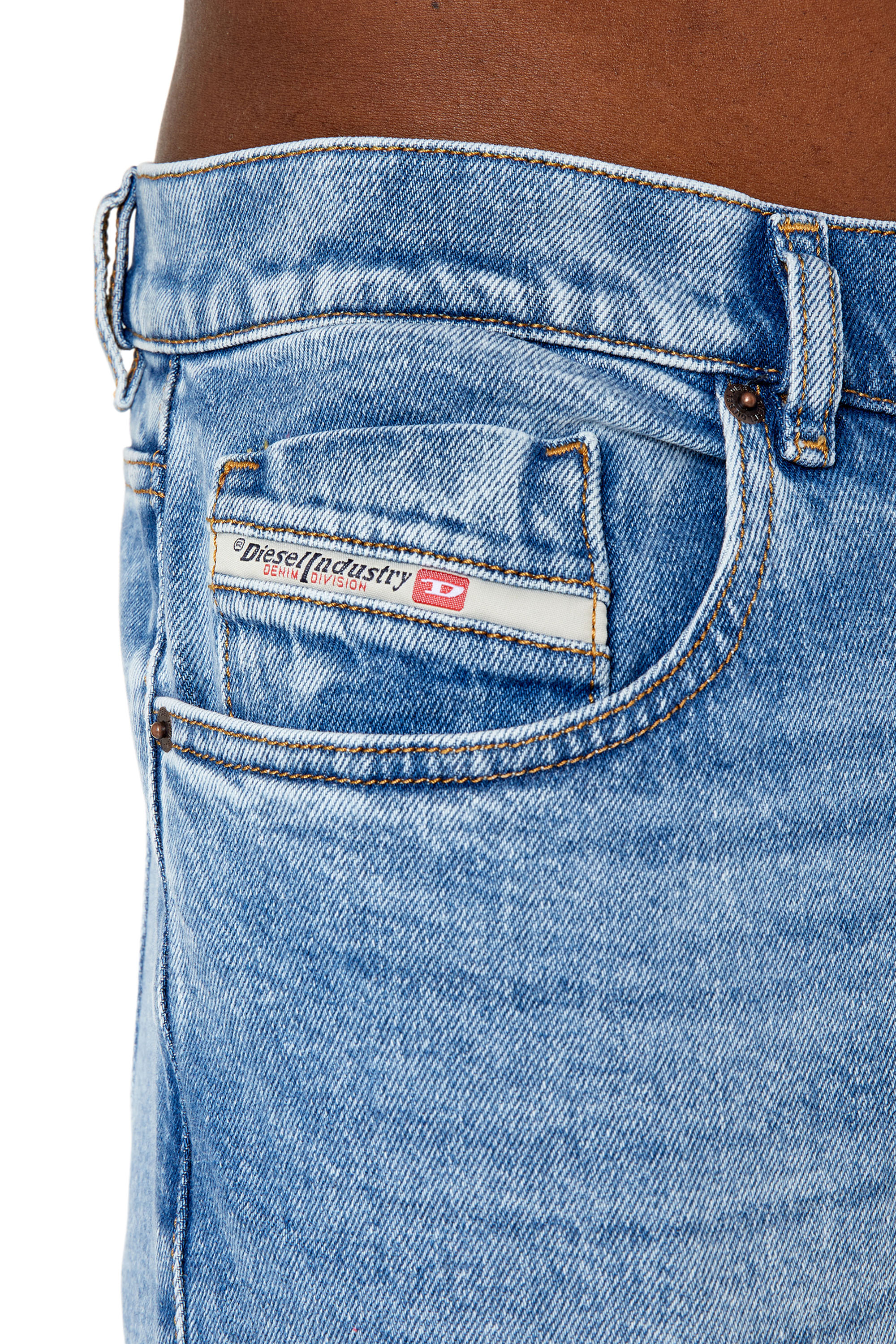 Diesel - Slim Jeans 2019 D-Strukt 9B92L, Azul Claro - Image 3