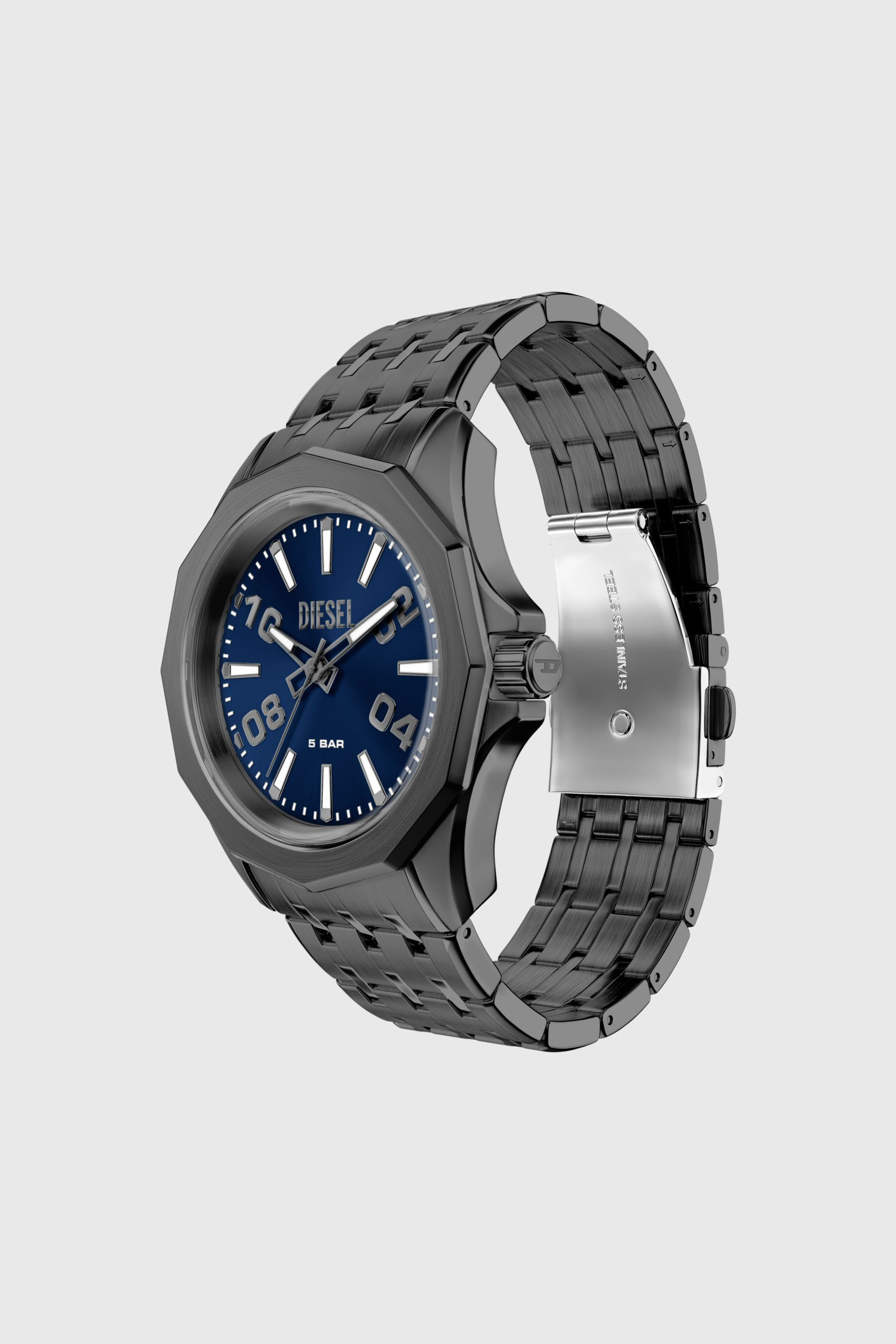 Diesel - DZ2238 WATCH, Reloj Stinger de acero inoxidable gunmetal Hombre in Gris - 2