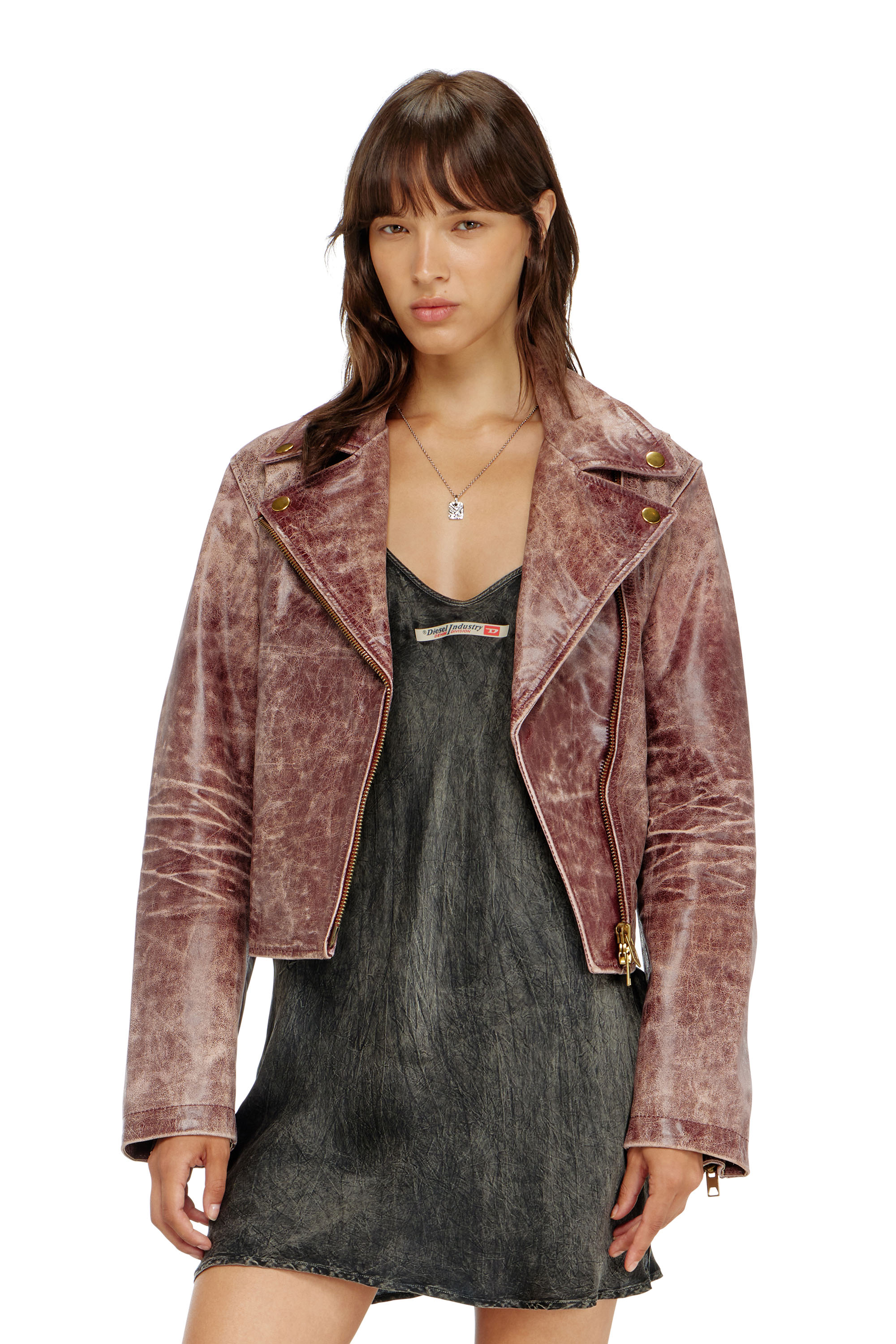 Diesel - CASSIDY-DNM, Vestido lencero de viscosa con tirantes finos Mujer in ToBeDefined - 5