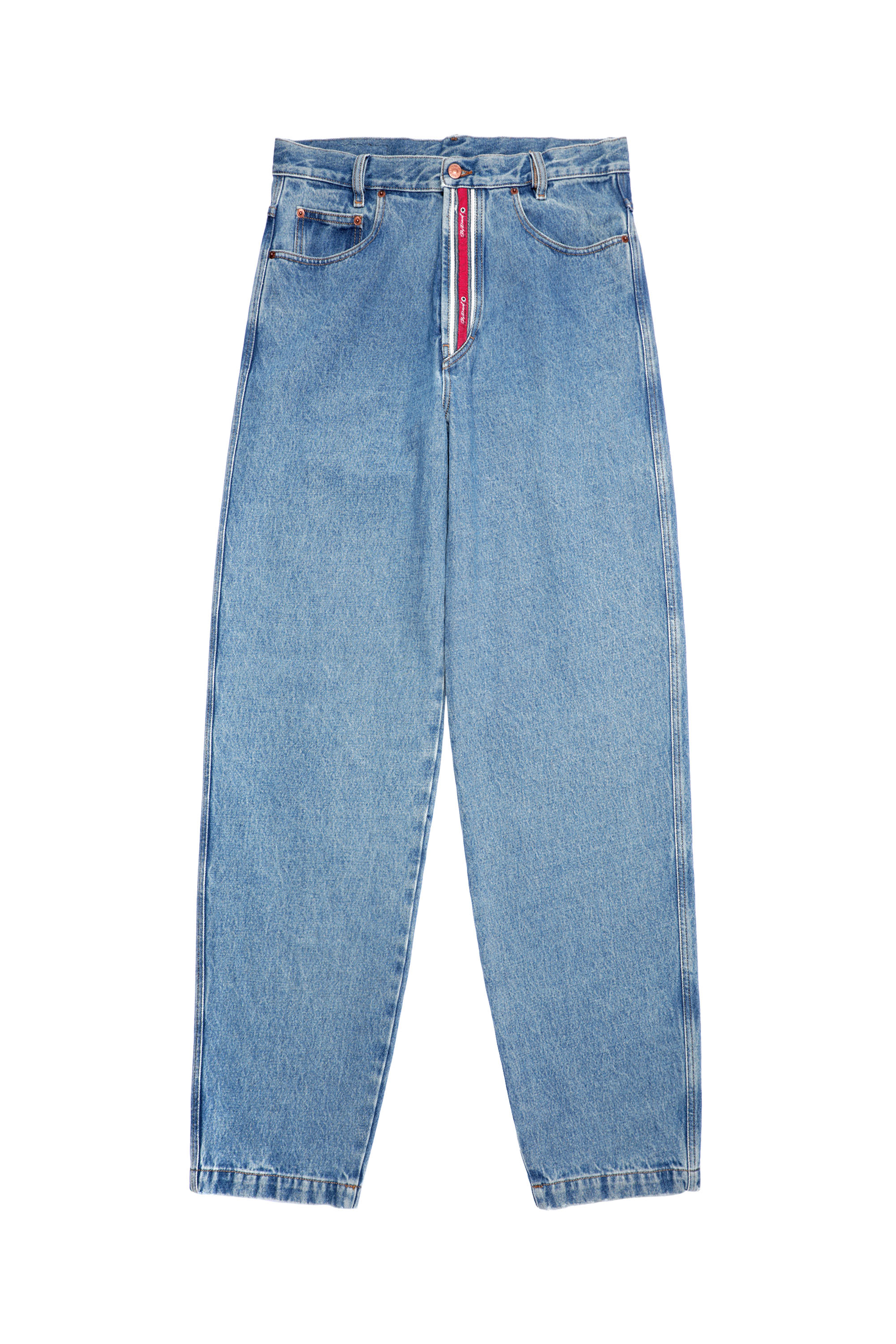 Diesel - DXD-2P1 0EHAP Straight Jeans, Azul medio - Image 7