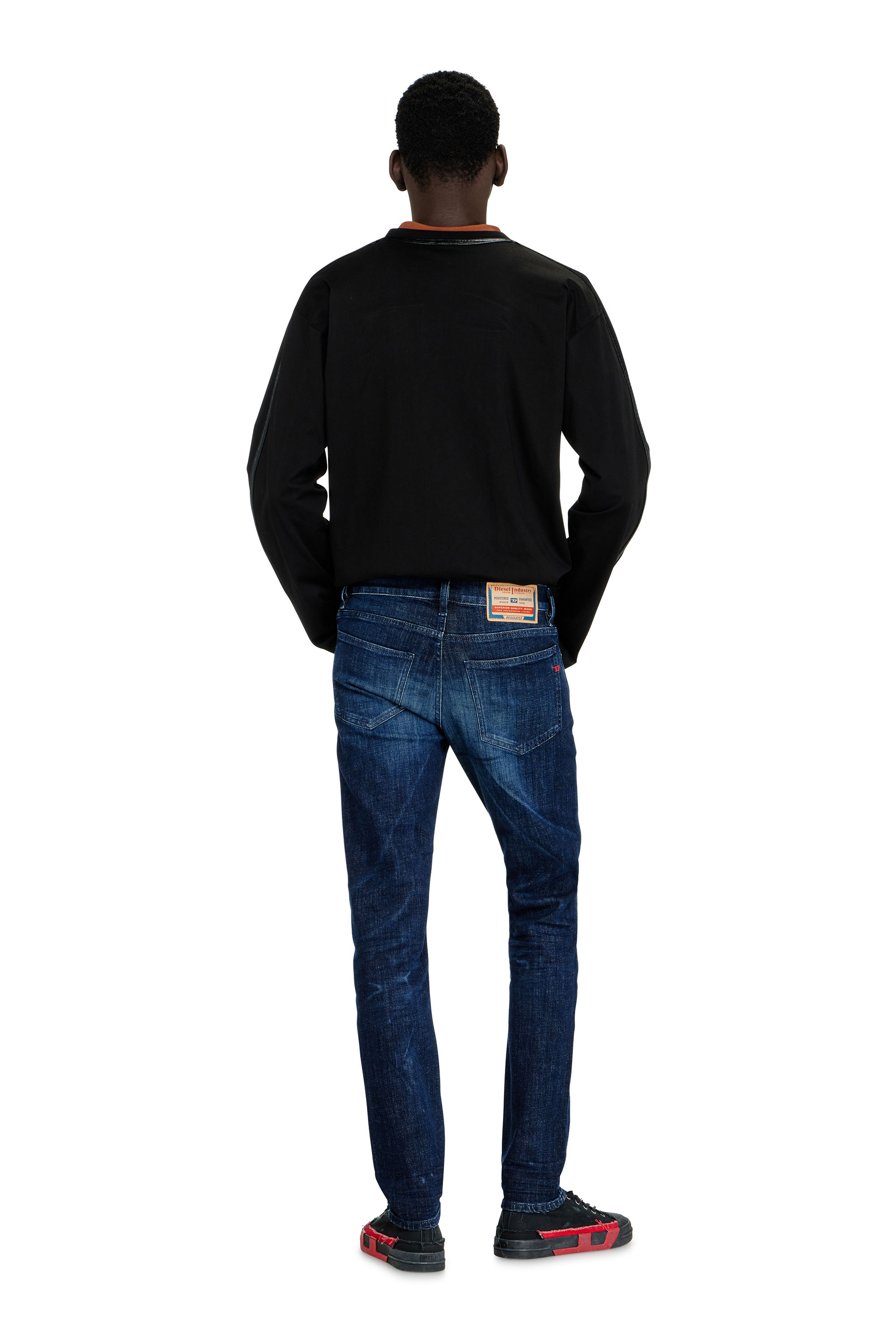 Diesel - Slim Jeans 2019 D-Strukt 0ADBL Hombre, Azul Oscuro - 3