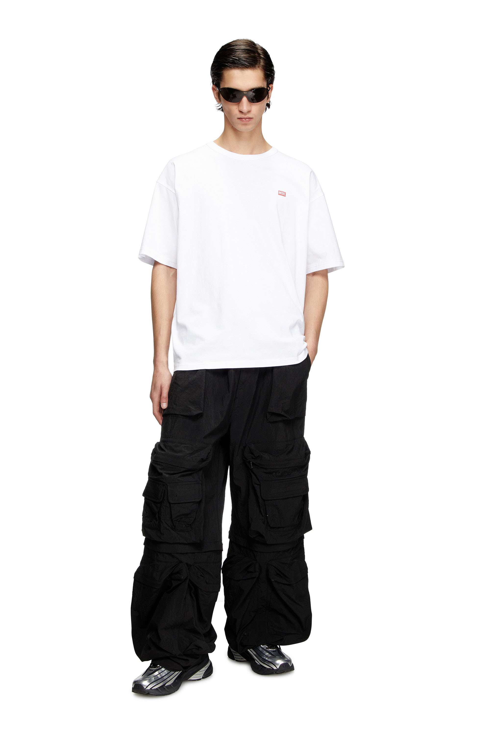 Diesel - T-BOXT-R30, Camiseta con logotipo pequeño Hombre in Blanco - 1