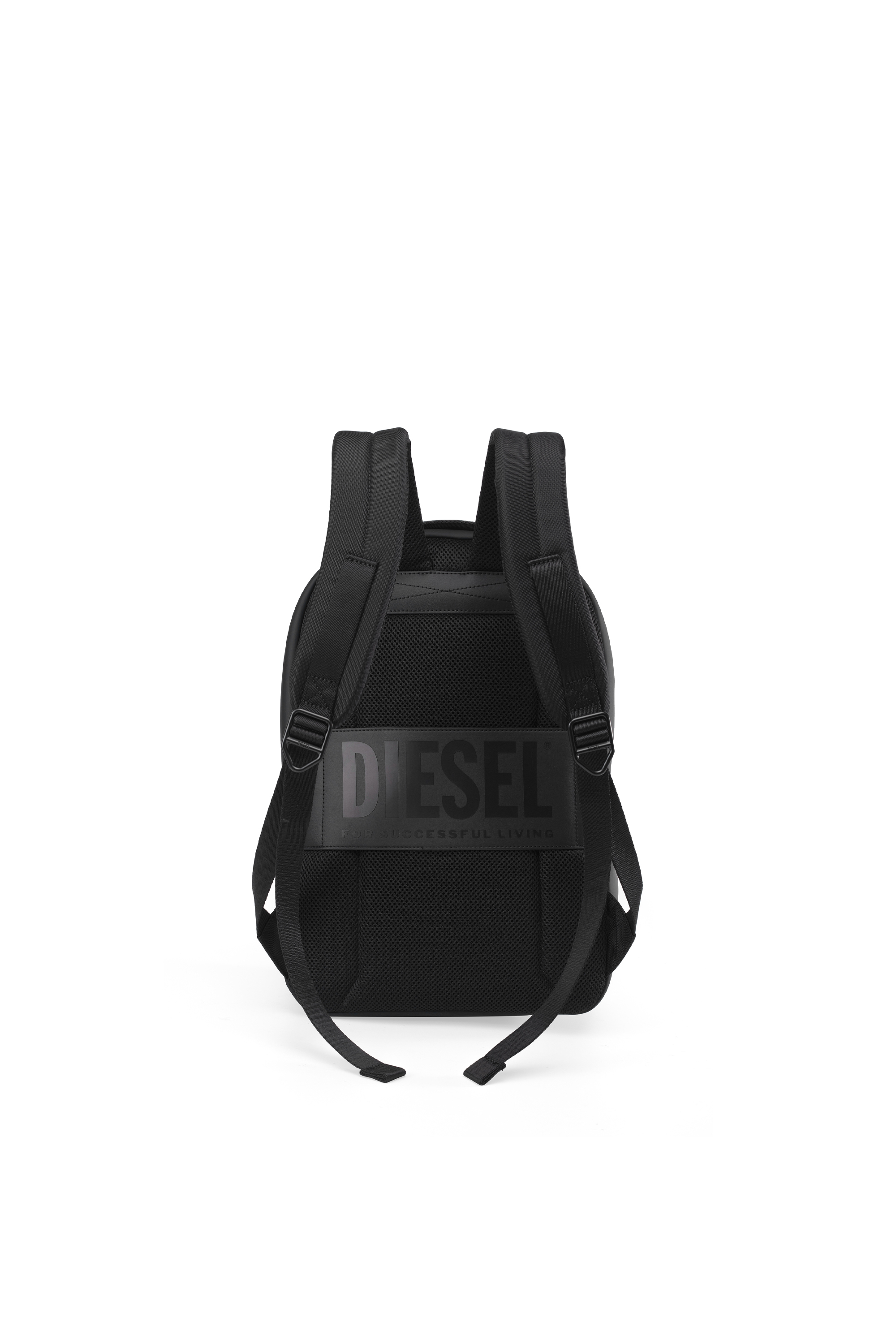 Diesel - DIESEL ALUMINUM BACKPACK DSB003, Mochila empresarial funcional Unisex in Negro - 2