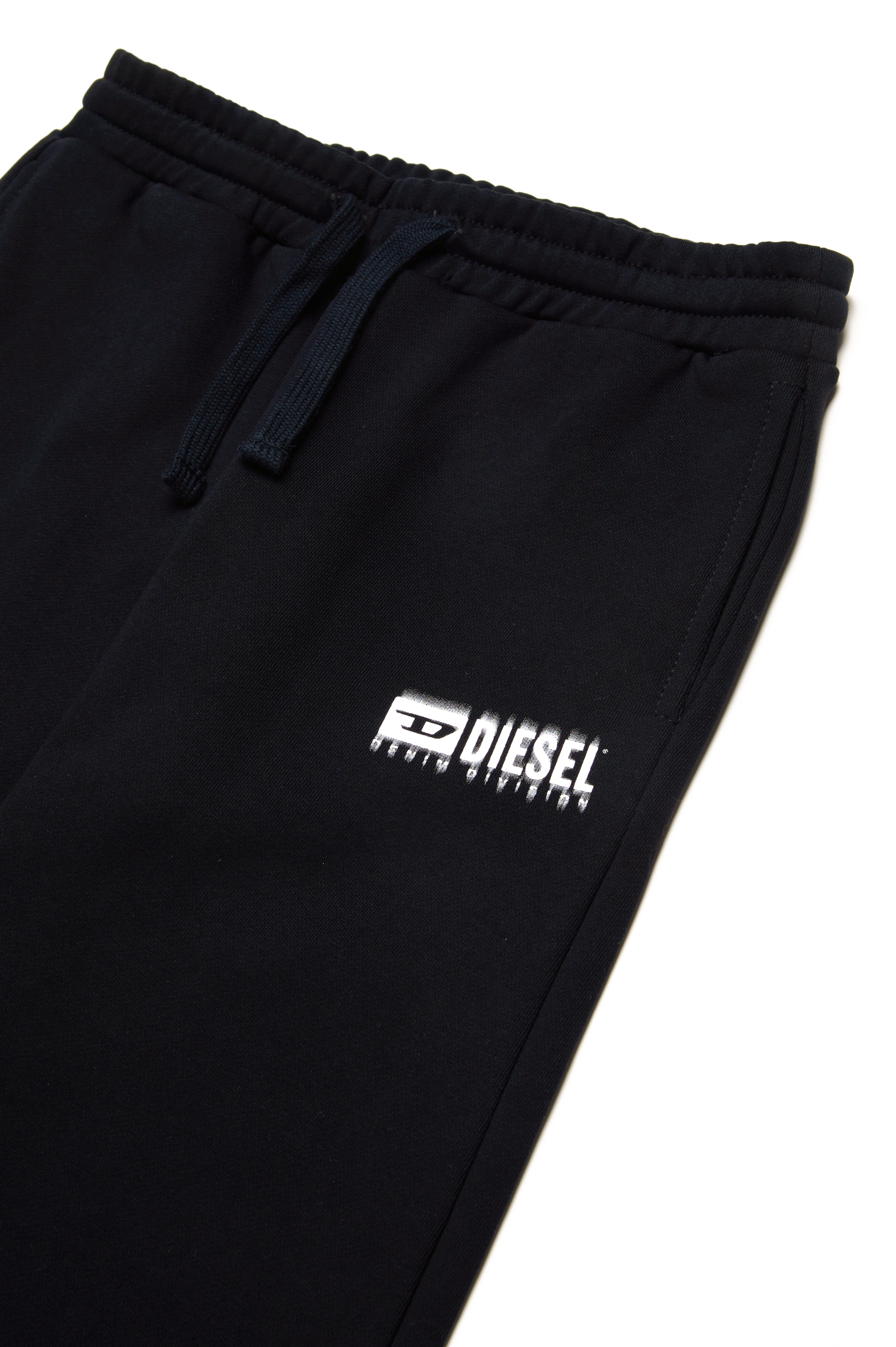 Diesel - PBASE, Pantalones deportivos con logotipo manchado Hombre in Negro - 3