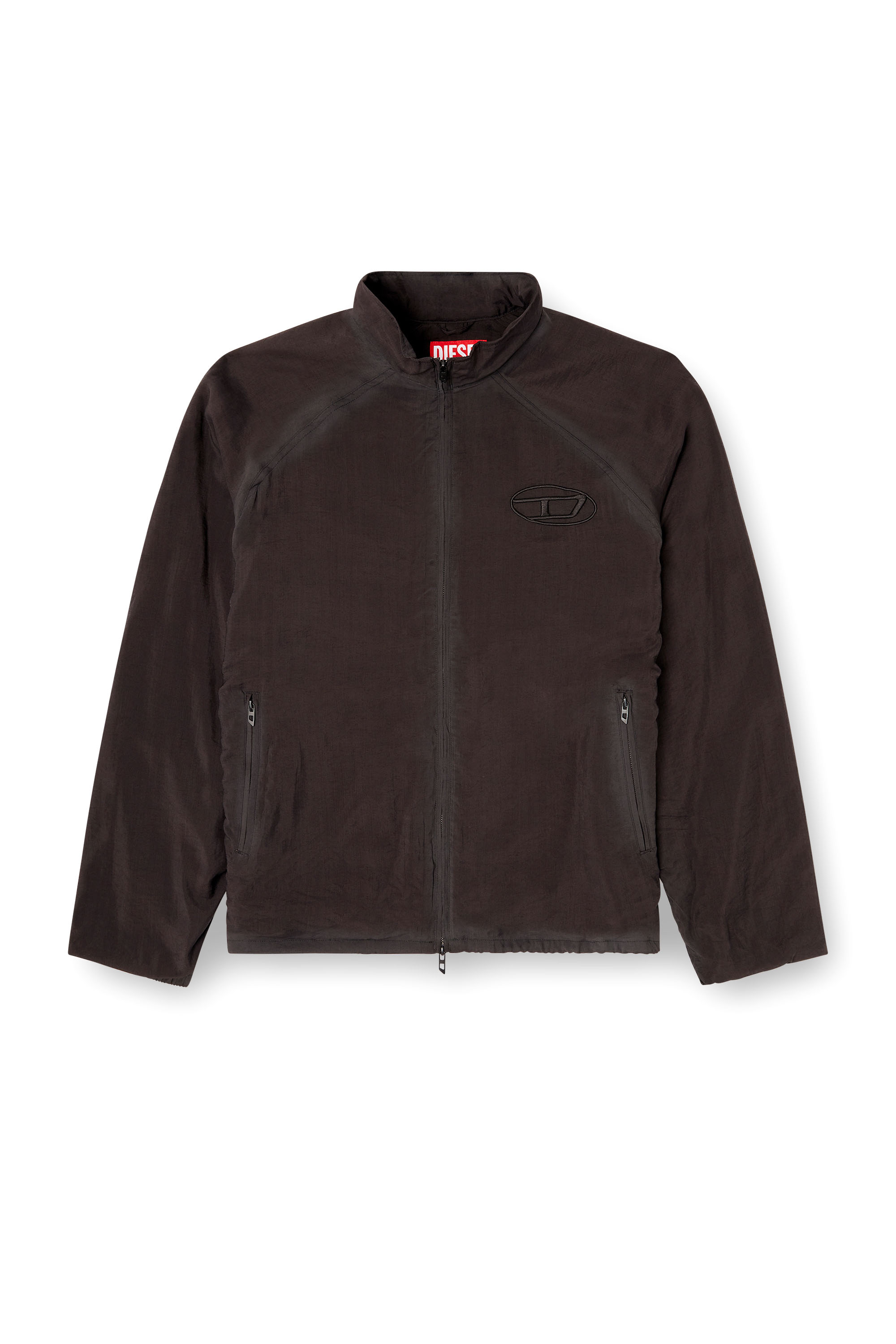 Diesel - J-HENRI-SOUVENIR, Chaqueta deportiva bordada conmemorativa Hombre in Gris - 3