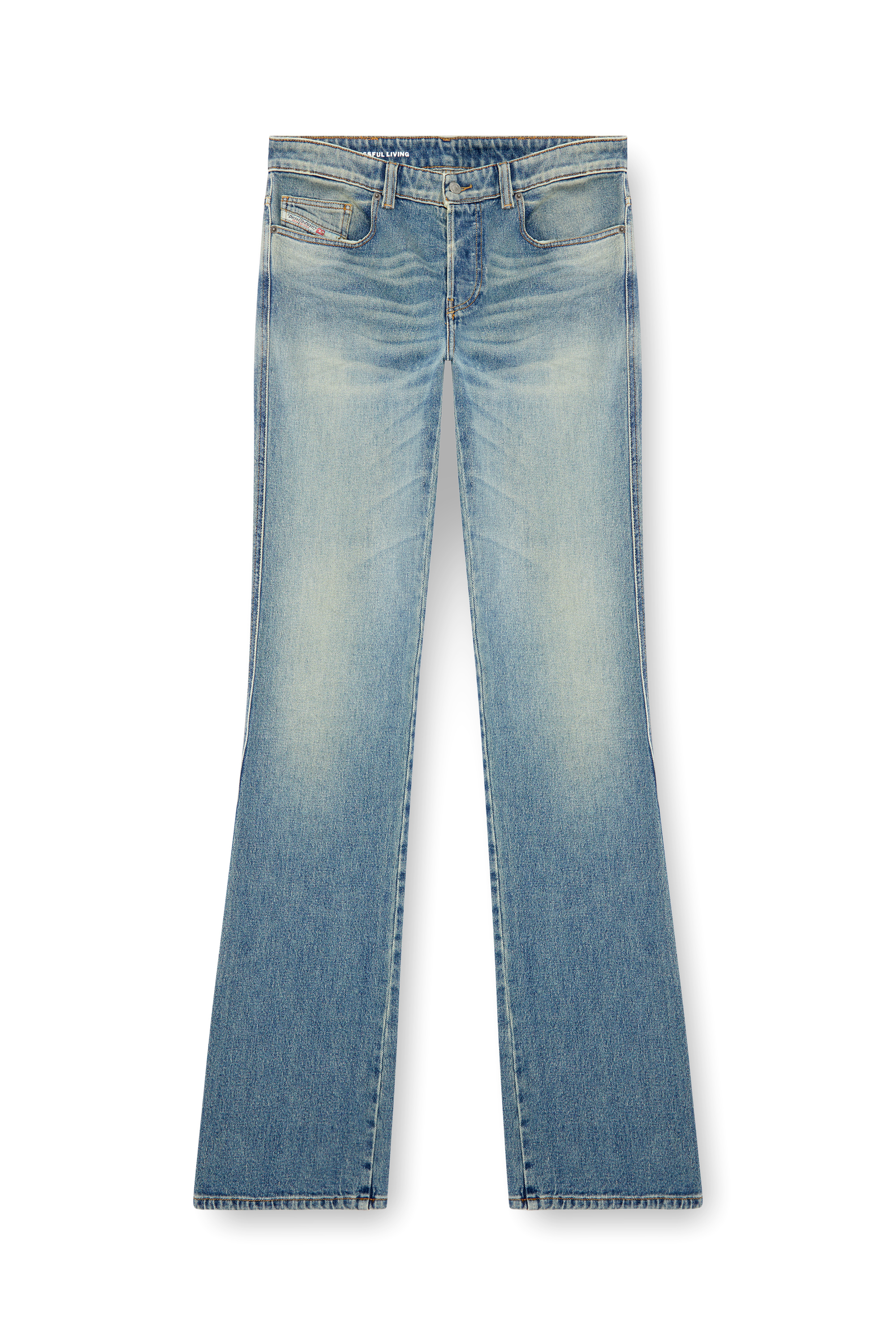 Diesel - Bootcut Jeans 1998 D-Buck 09J55, Hombre Bootcut Jeans - 1998 D-Buck in Azul marino - Image 3