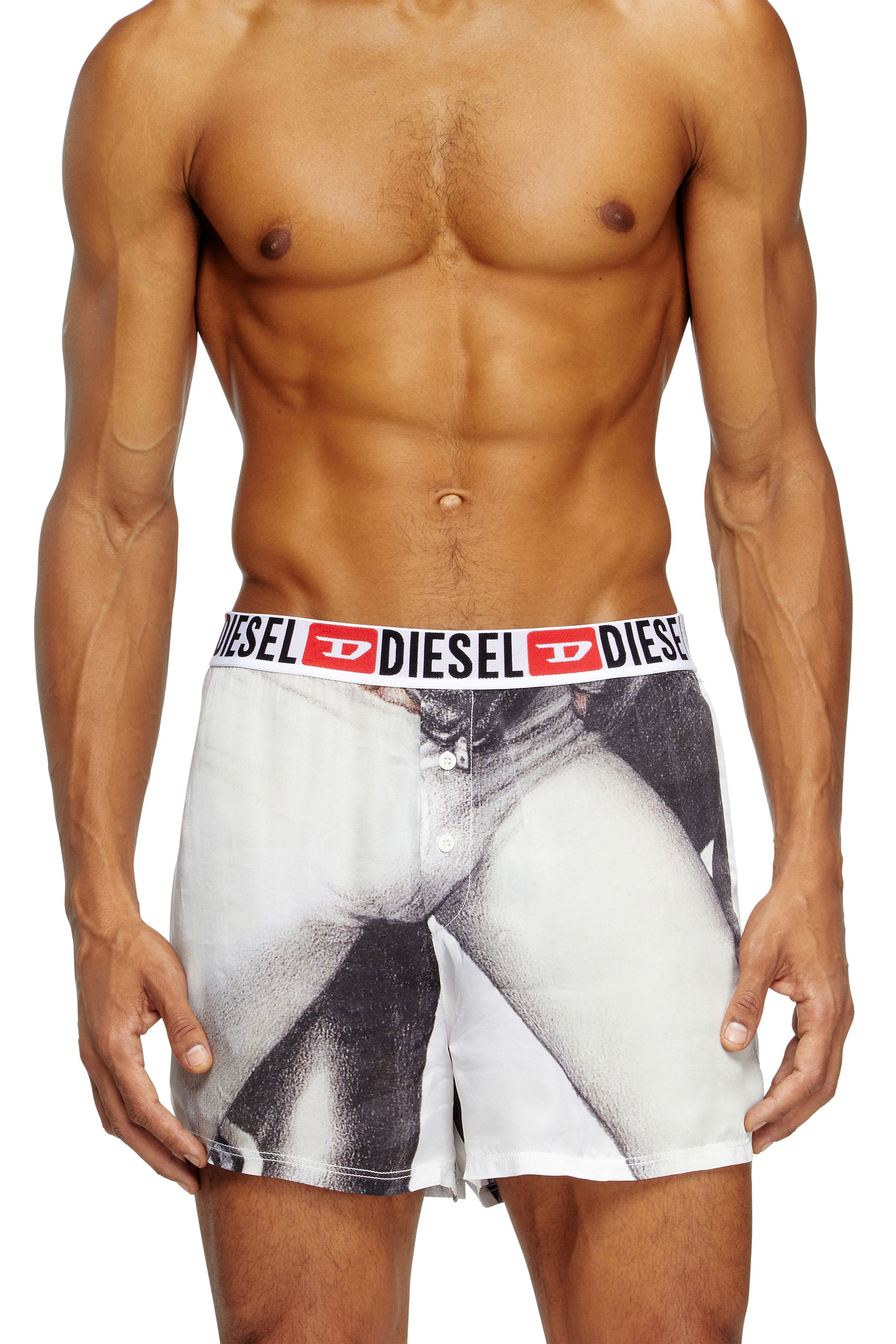 Diesel - PR-STARK, Bóxer con estampado gráfico Hombre in Blanco - 3