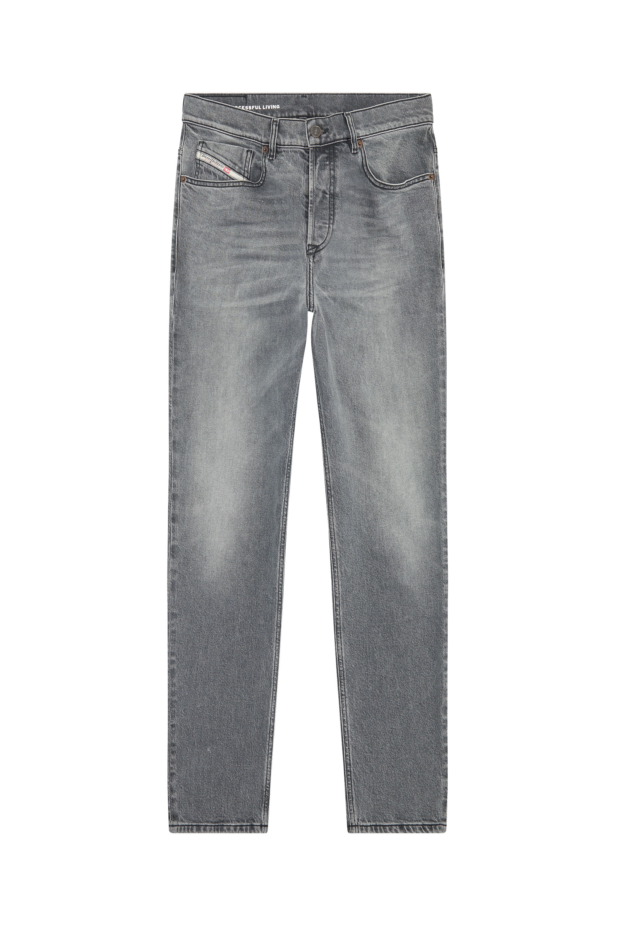 Diesel - 2005 D-FINING 09E87 Tapered Jeans, Negro/Gris oscuro - Image 5