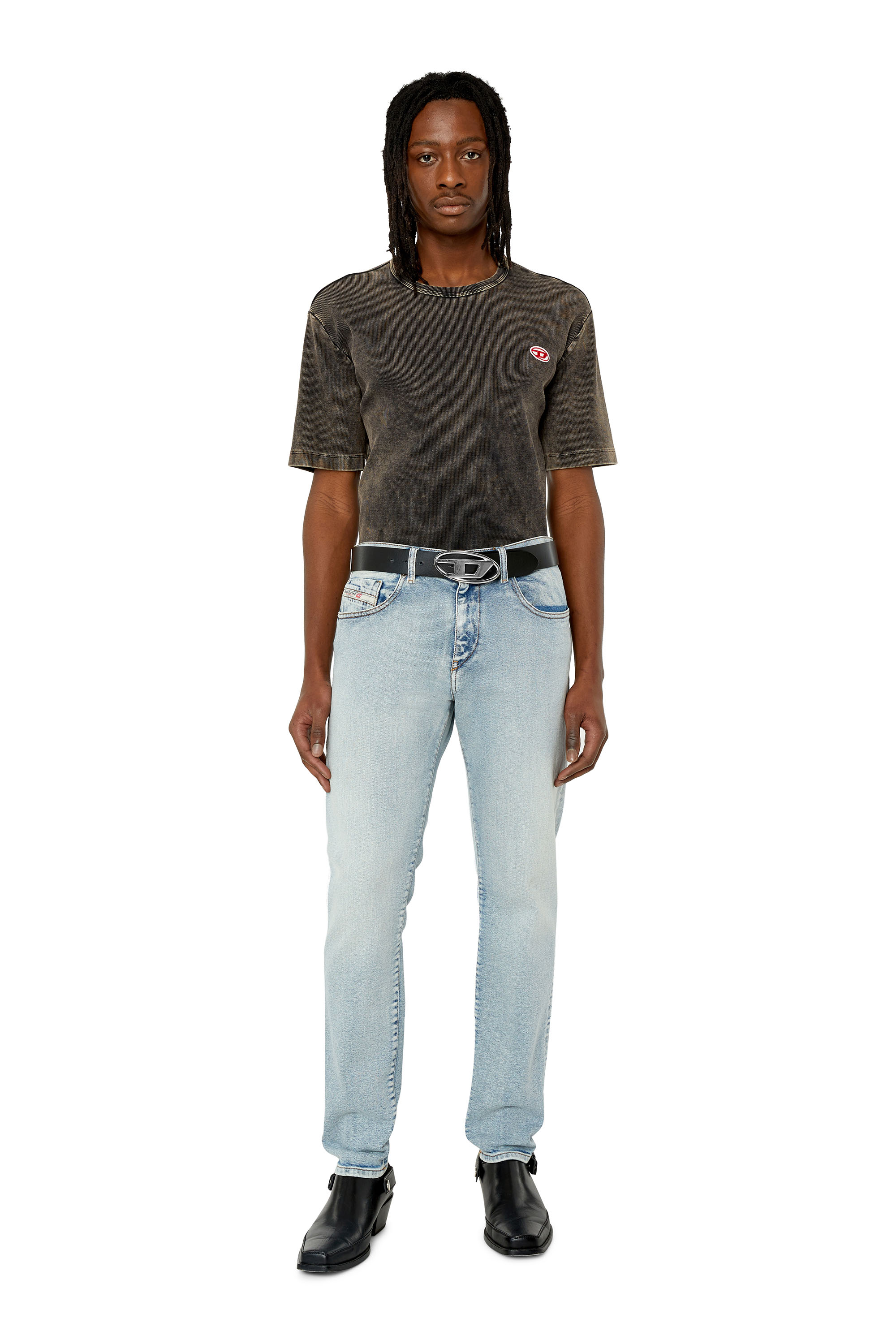 Diesel - Slim Jeans 2019 D-Strukt 9C08L, Azul Claro - Image 1