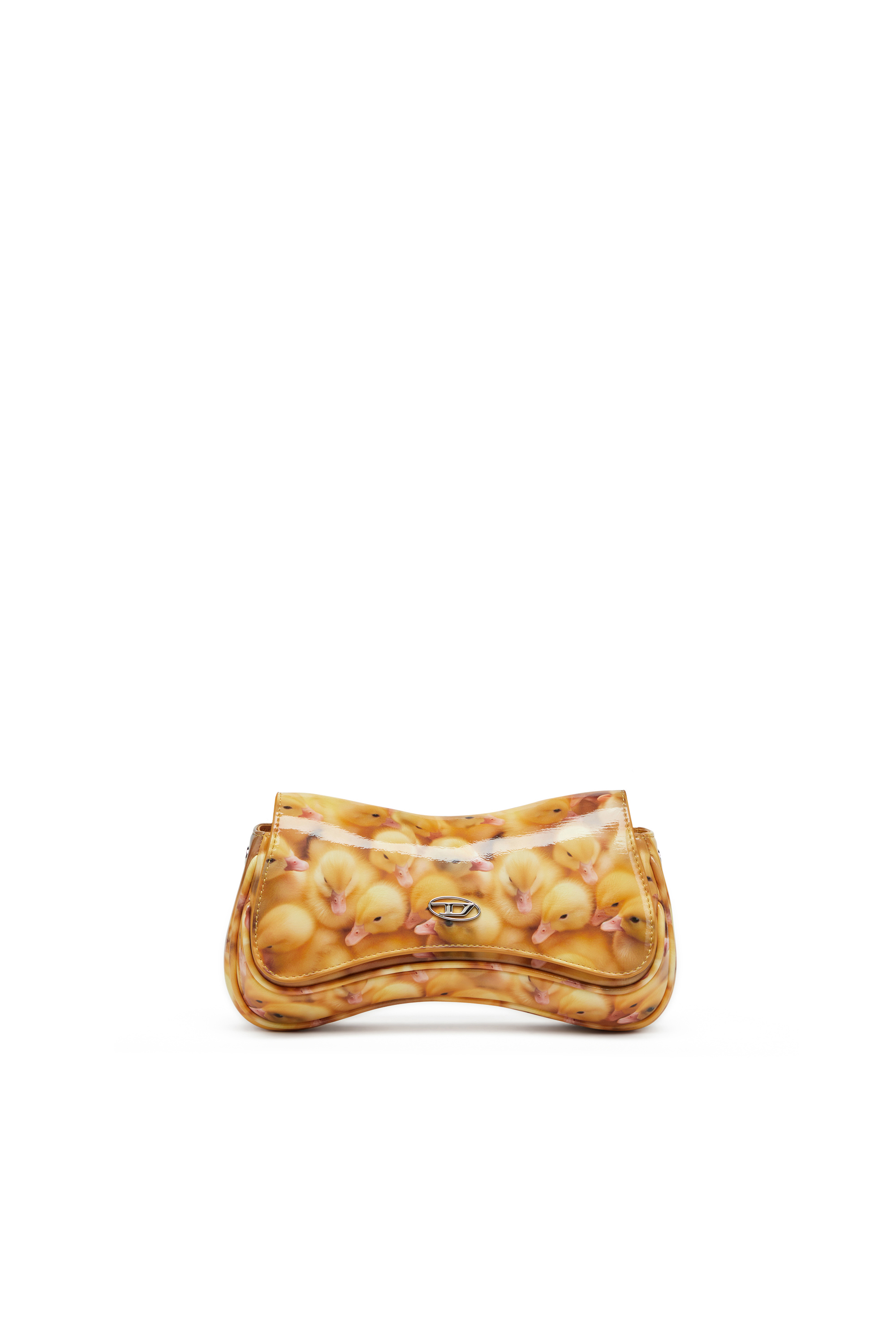 Diesel - PLAY CLUTCH, Play-Clutch brillante con estampado Mujer in Amarillo - 1