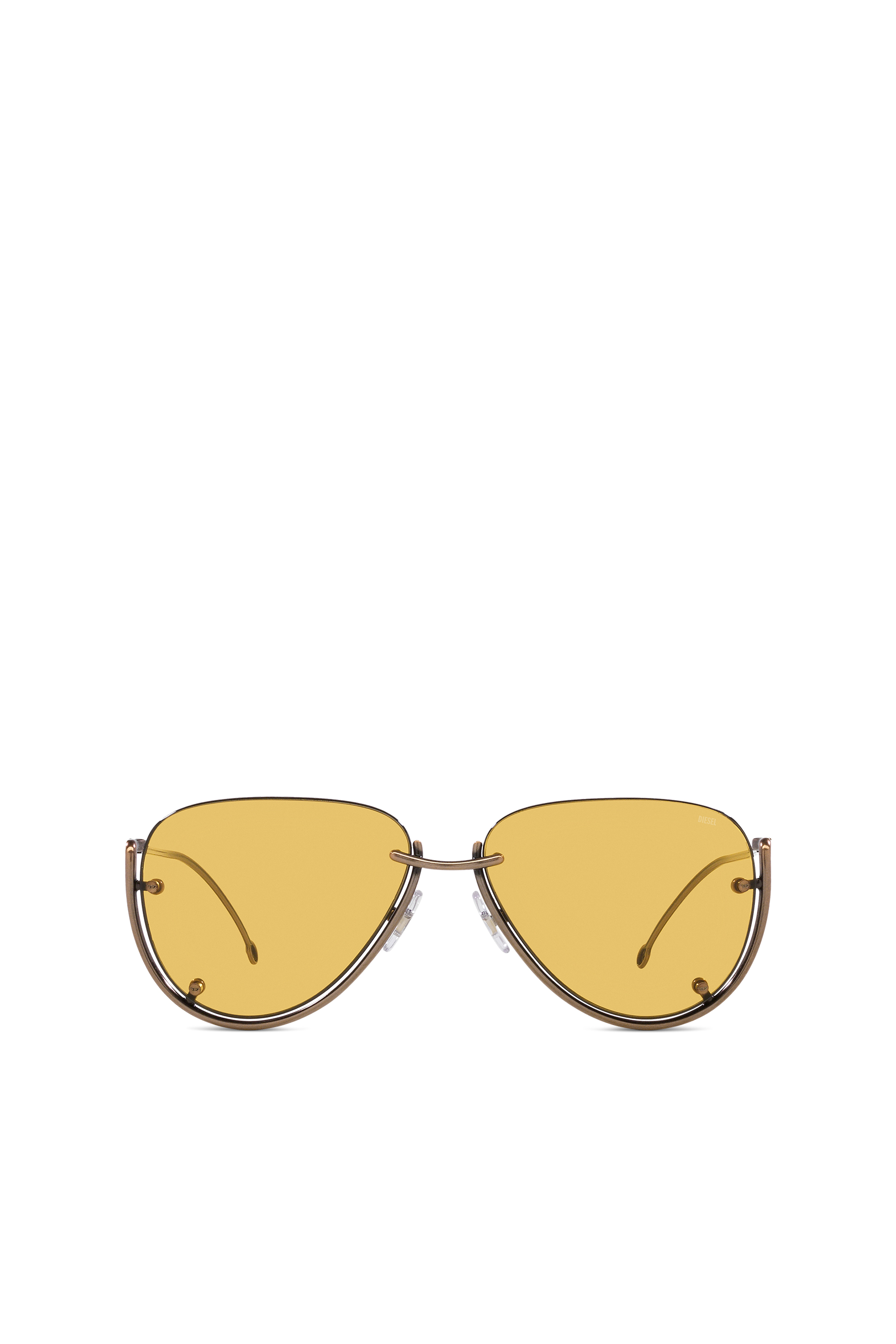 Diesel - 0DL1003, Unisex's Pilot model sunglasses in Yellow - 1