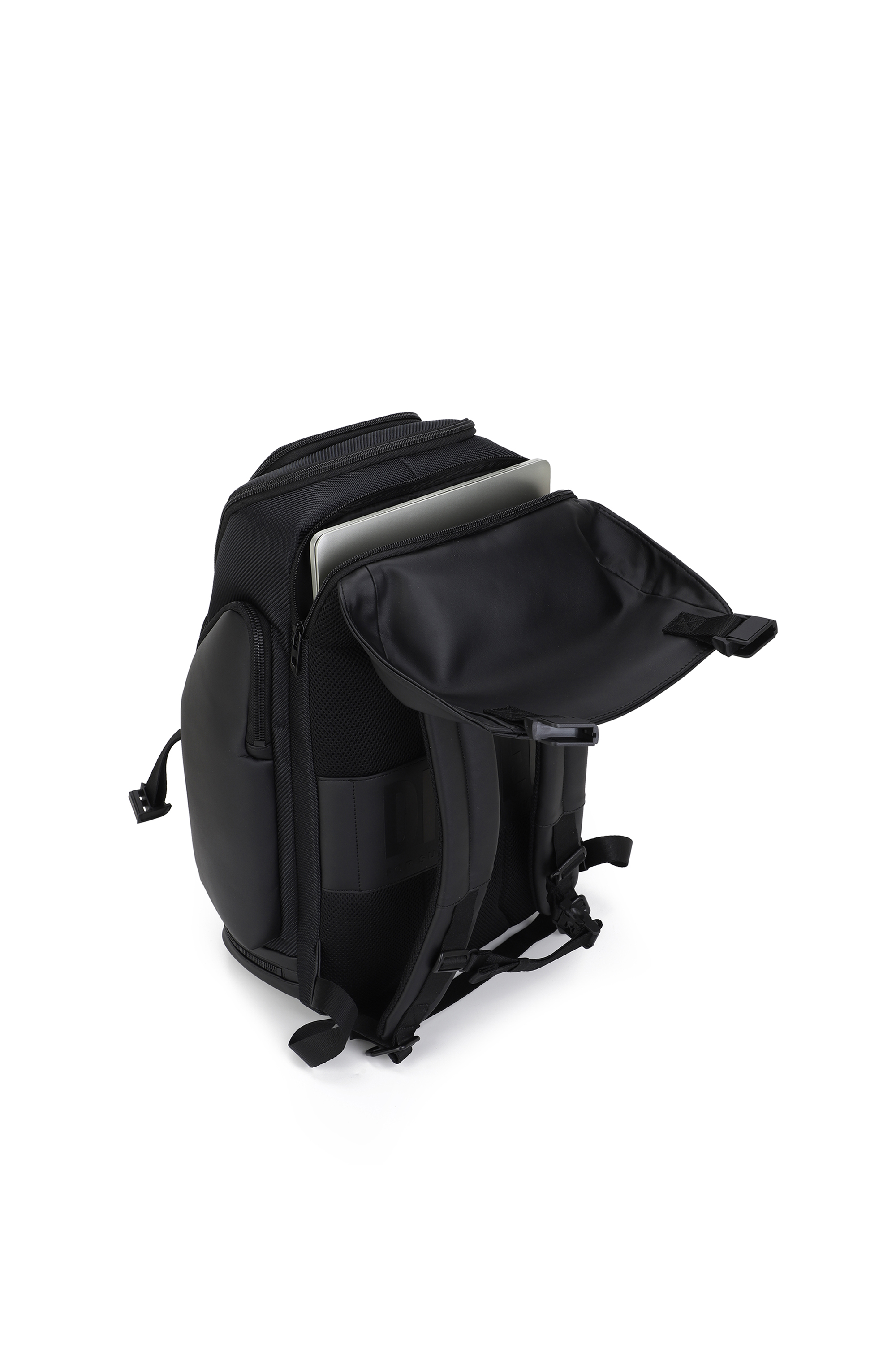 Diesel - DIESEL CARBON FIBER BACKPACK-BLACK  DSB0, Mochila ejecutiva funcional Unisex in Negro - 6