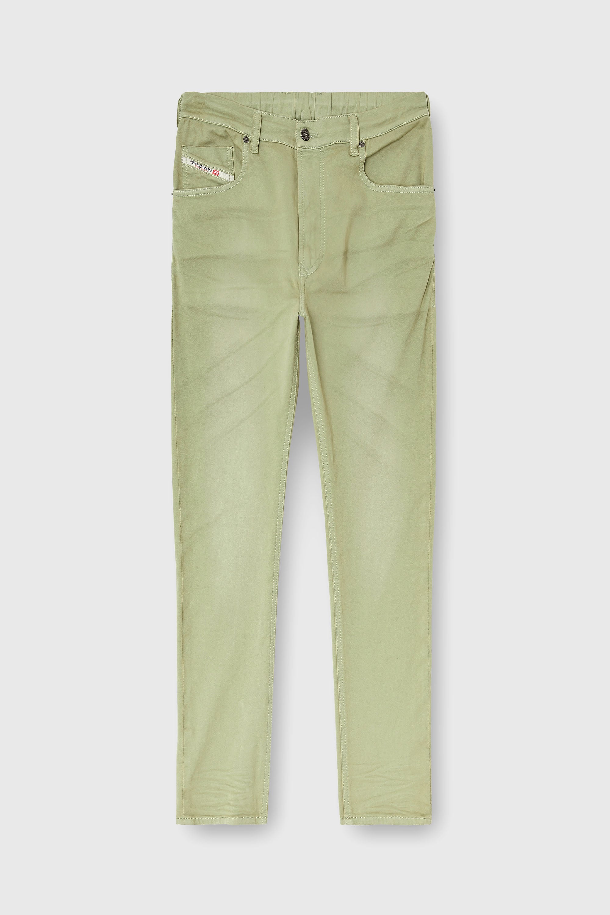Diesel - Regular 2032 D-Krooley-BW Joggjeans&reg; 0670M Hombre, Verde Oliva - 2