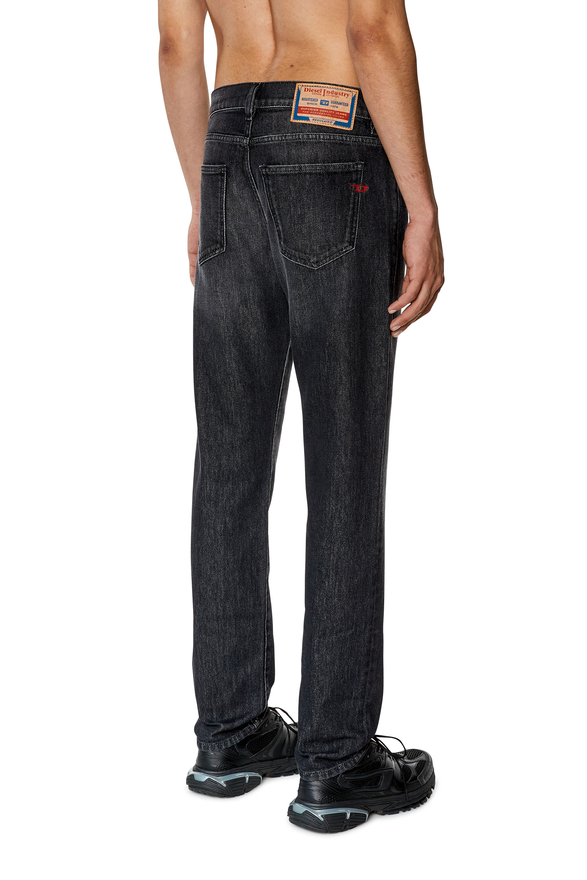 Diesel - Slim Jeans 2019 D-Strukt 09F75, Negro/Gris oscuro - Image 2