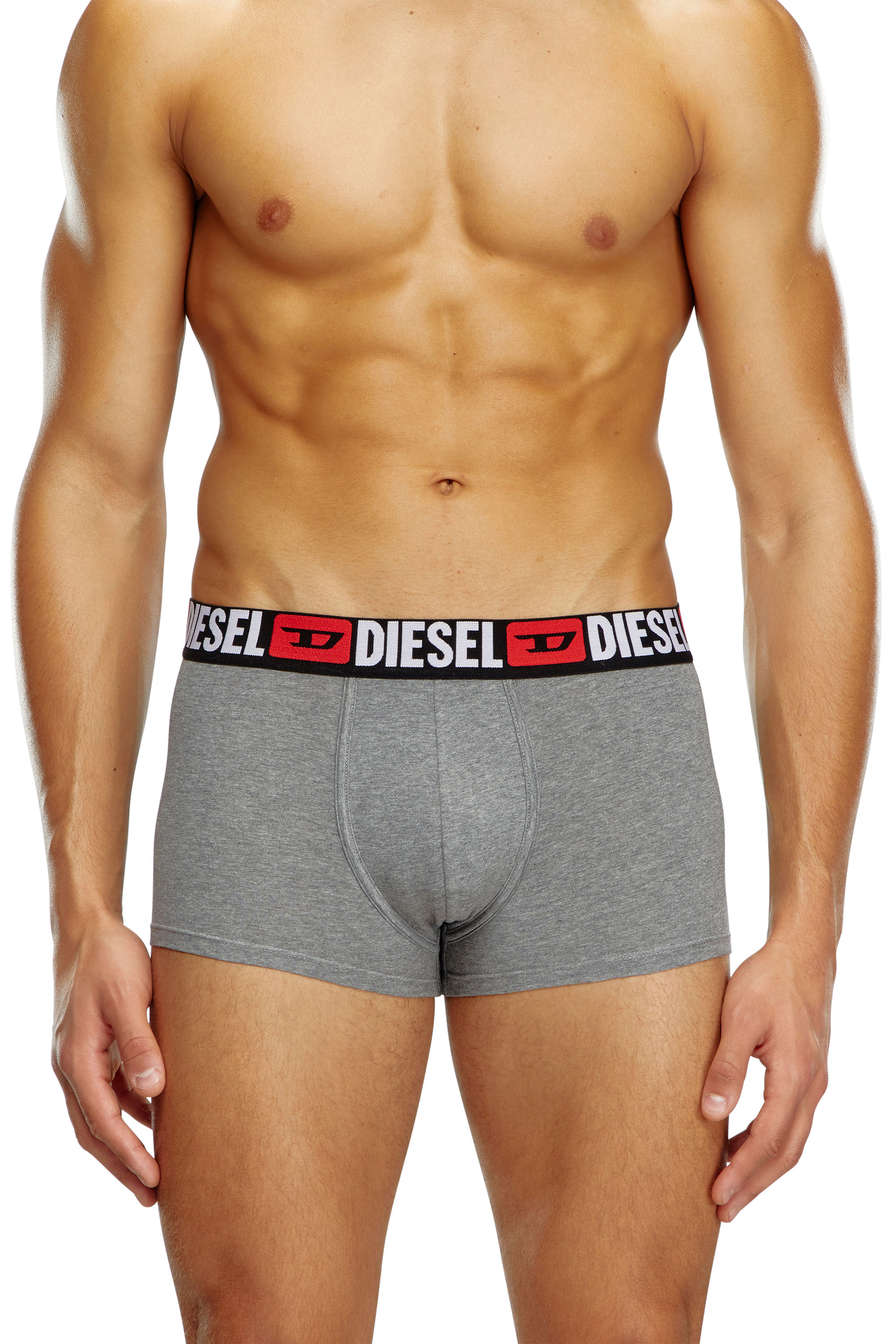 Diesel - UMBX-DAMIENTHREEPACK, Set de tres calzoncillos bóxer con logotipo en la cintura Hombre in Multicolor - 3