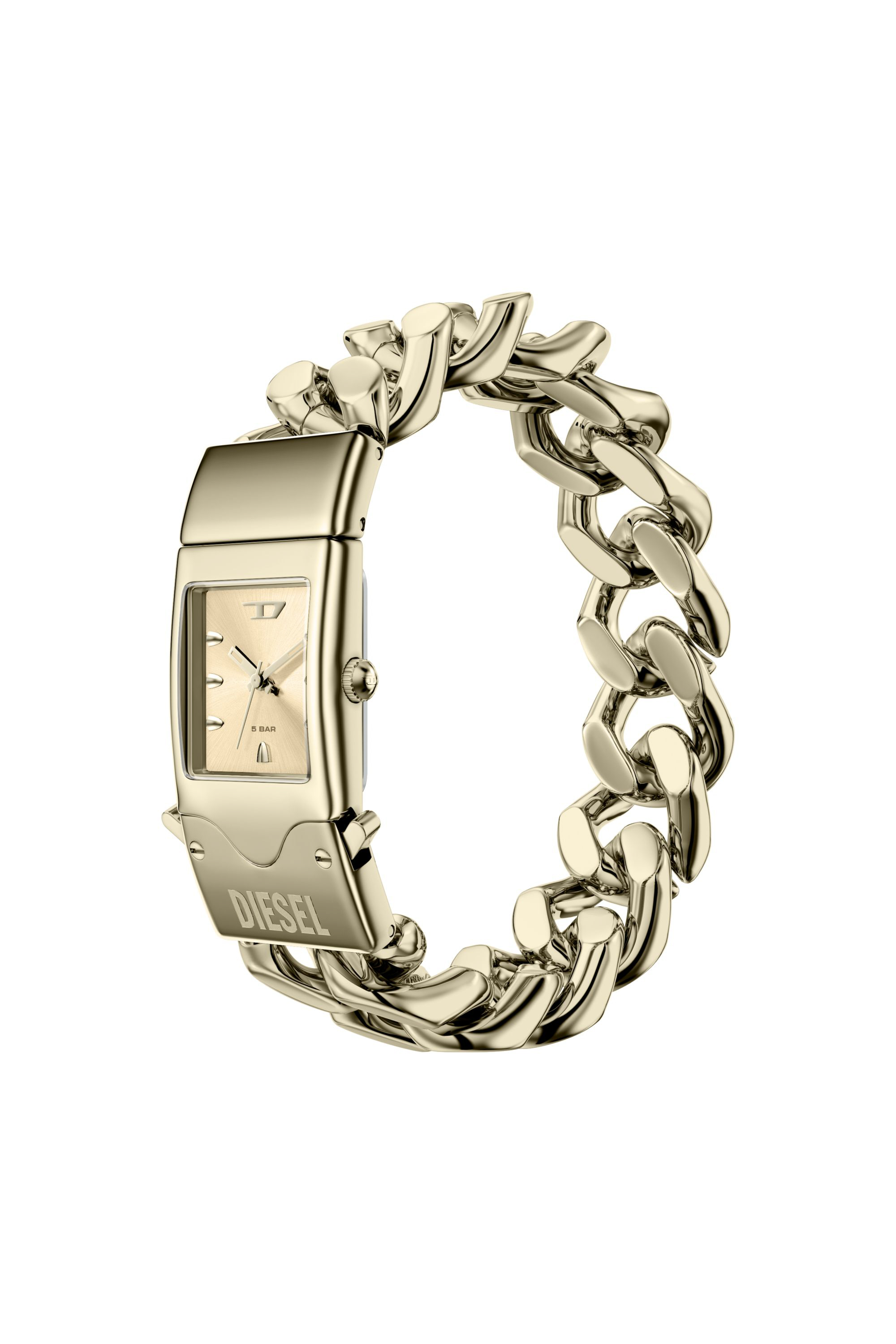 Diesel - DZ2235 WATCH, Reloj Closer de acero inoxidable con tono dorado Hombre in Dorado - 6