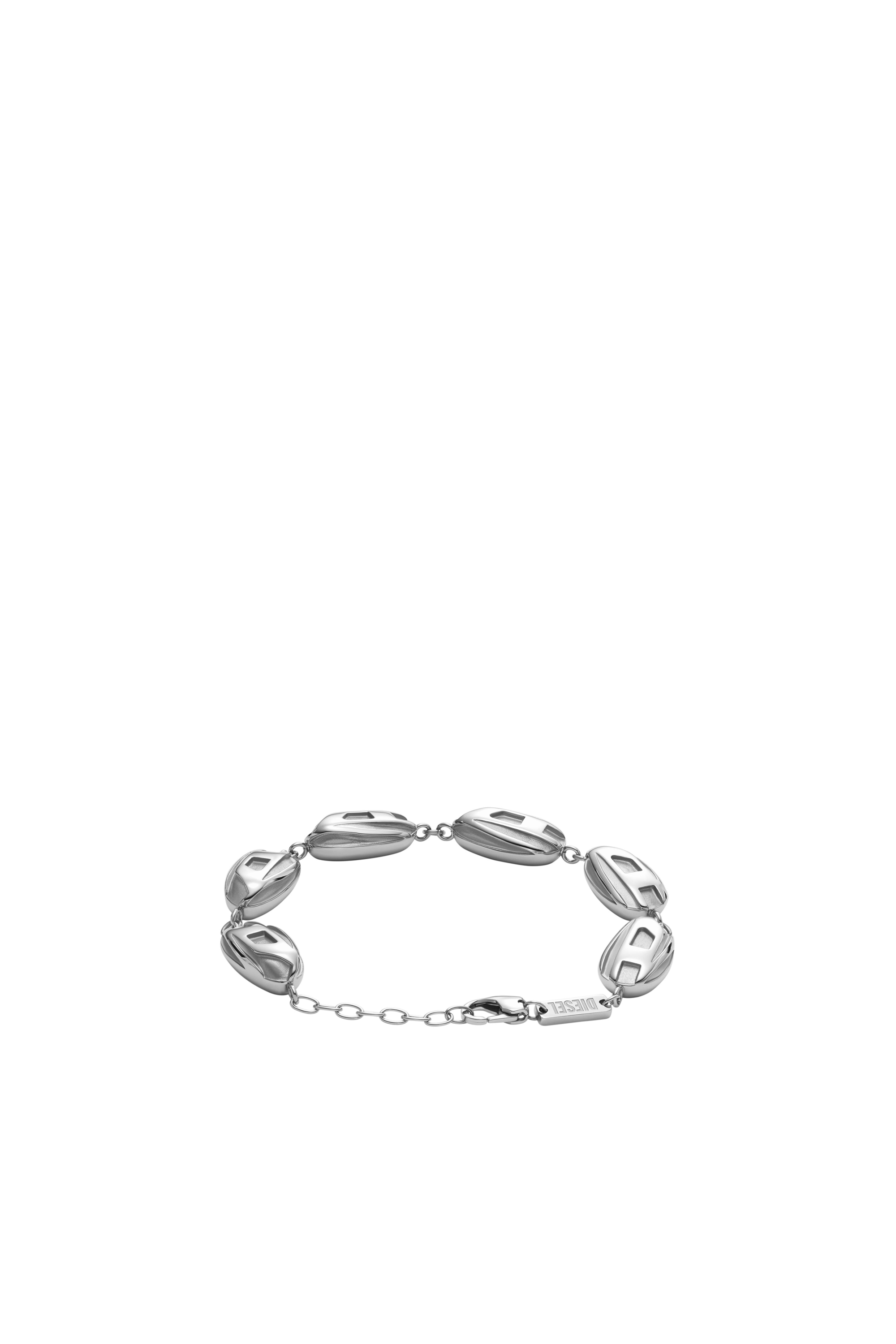 Diesel - DX1482, Unisex Stainless steel chain bracelet in Silver - Image 2