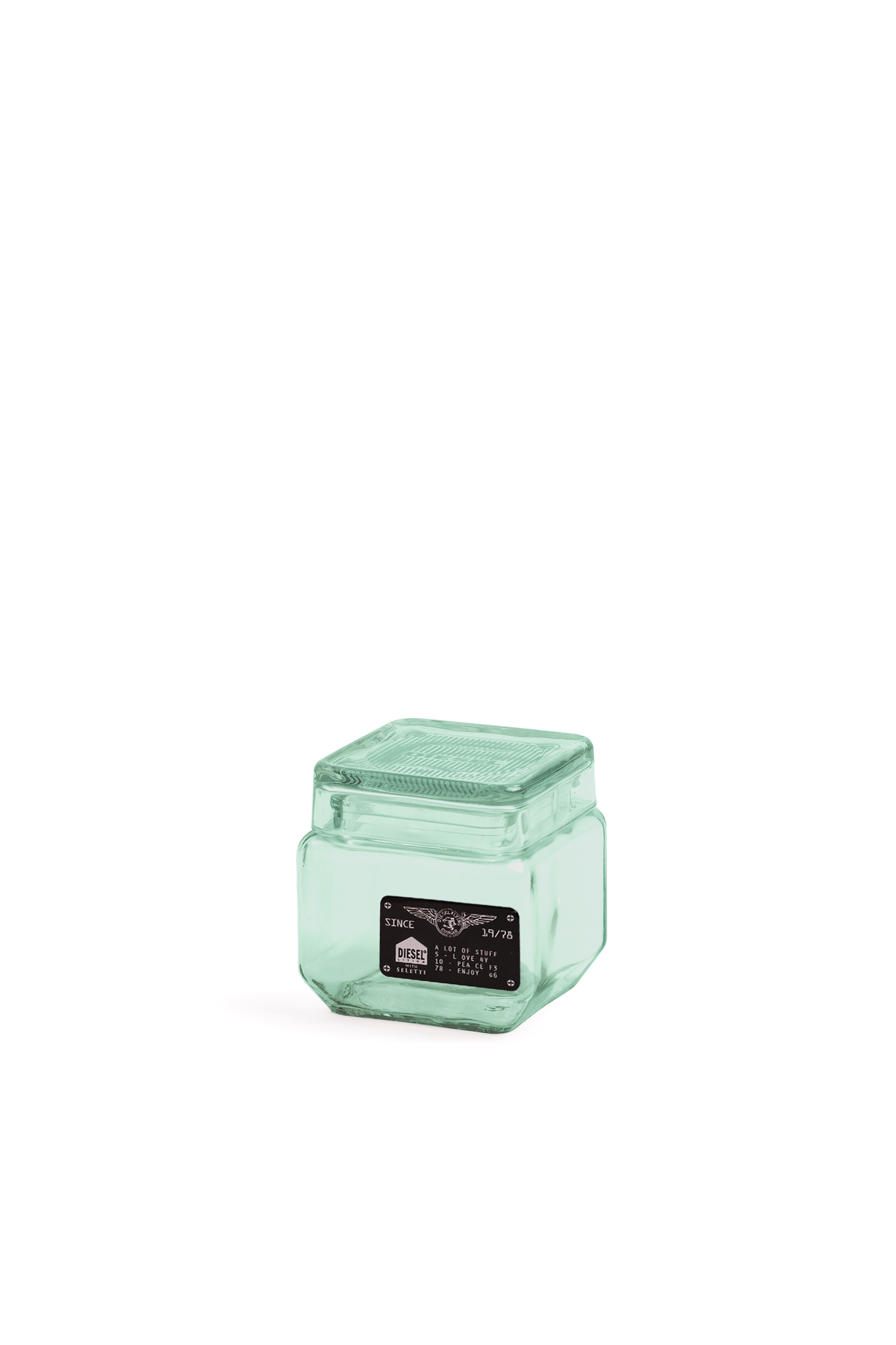 Diesel - 11090 SURVIVAL, Frasco de estilo industrial en cristal con tapa Unisex in Blanco - 1