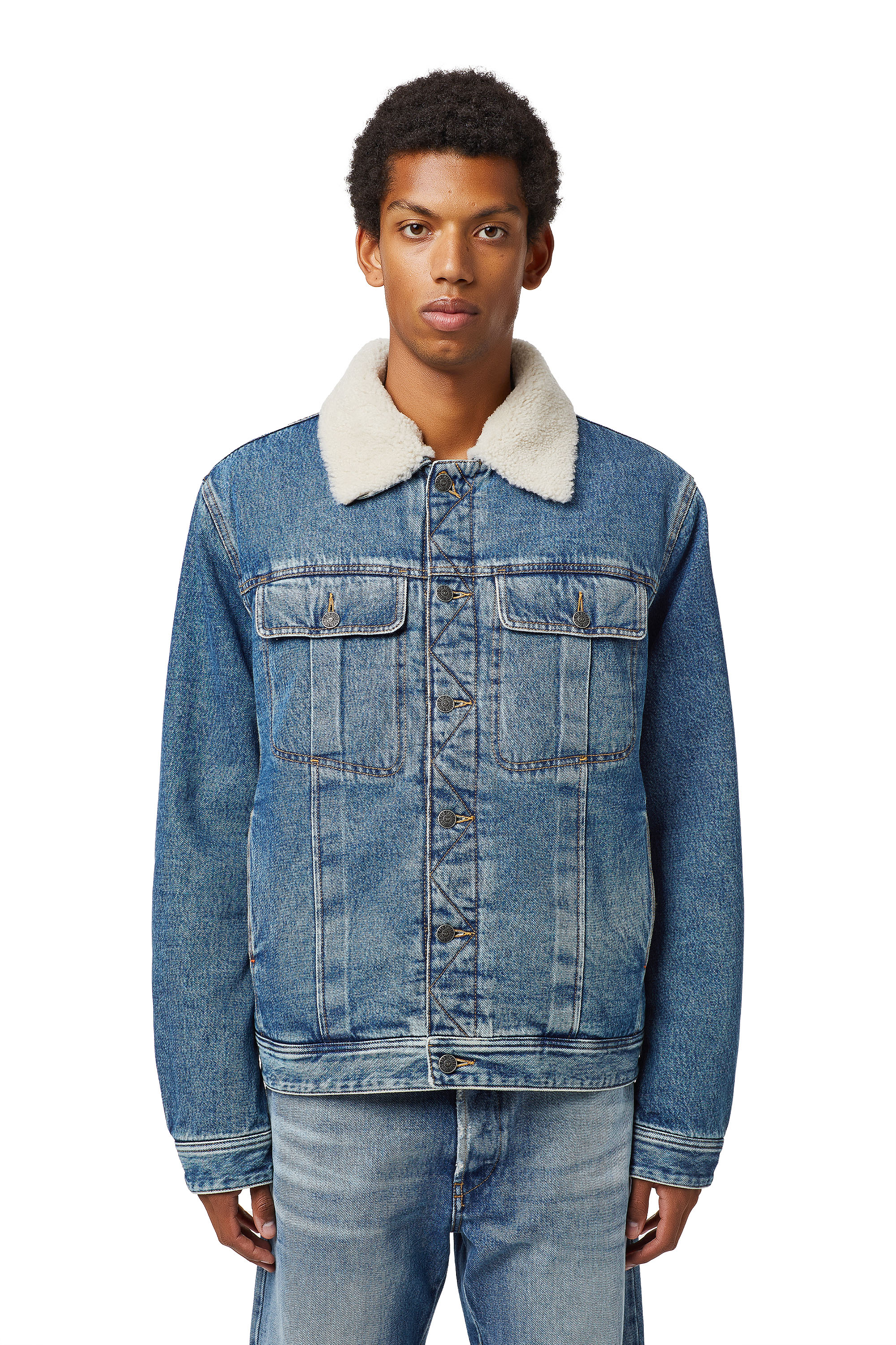 D-UNIKO-SP, Azul medio - Chaquetones de invierno