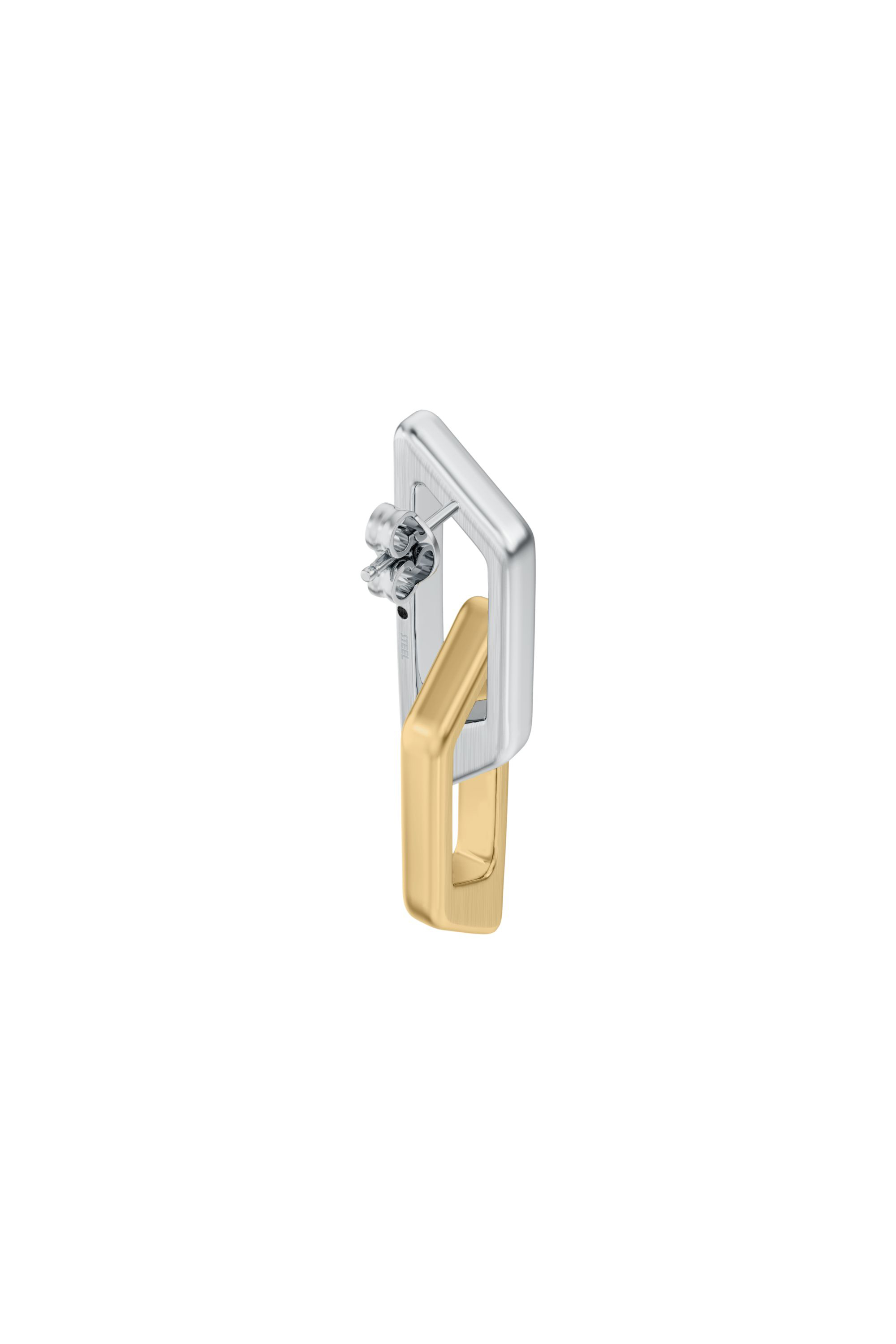 Diesel - DX1685931  JEWELLERY, Pendiente de aro de acero inoxidable Unisex in Plateado - 3