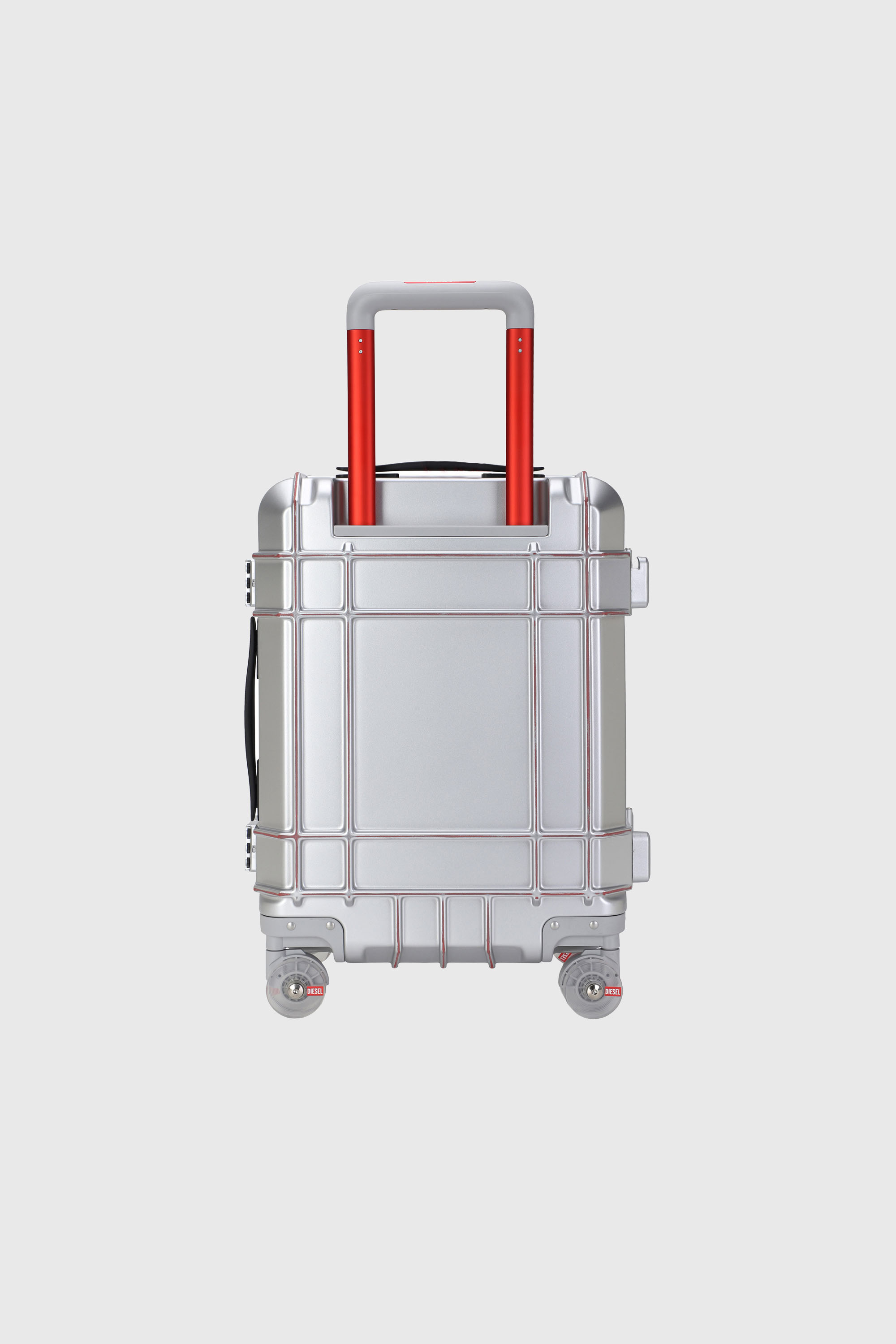 Diesel - DIESEL PC STRONG IMAGE TROLLEY- DSL003, Maleta resistente tama&ntilde;o S Unisex in Plateado - 3