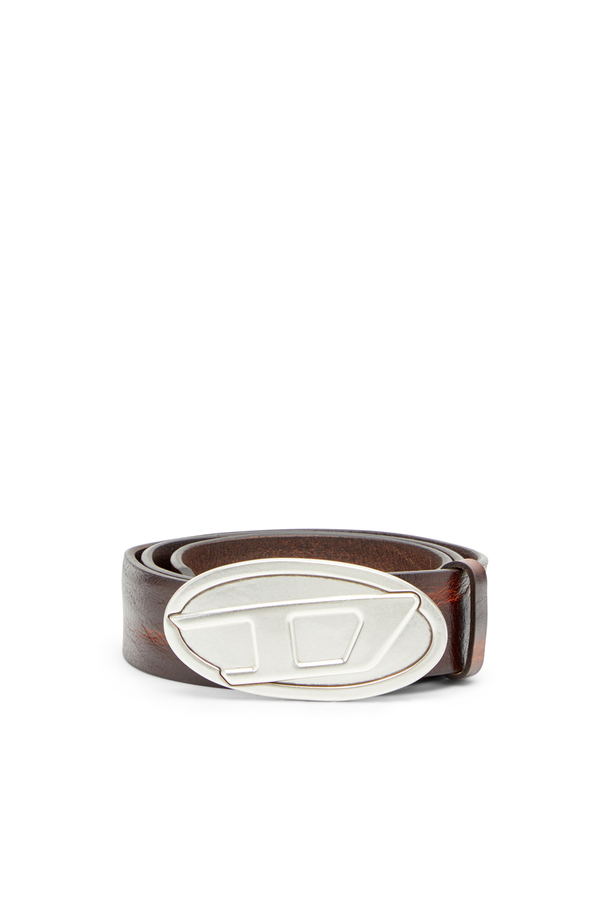 Diesel - B-1DR 2.0, Cinturón de 4 cm en cuero encerado Hombre in ToBeDefined - 1