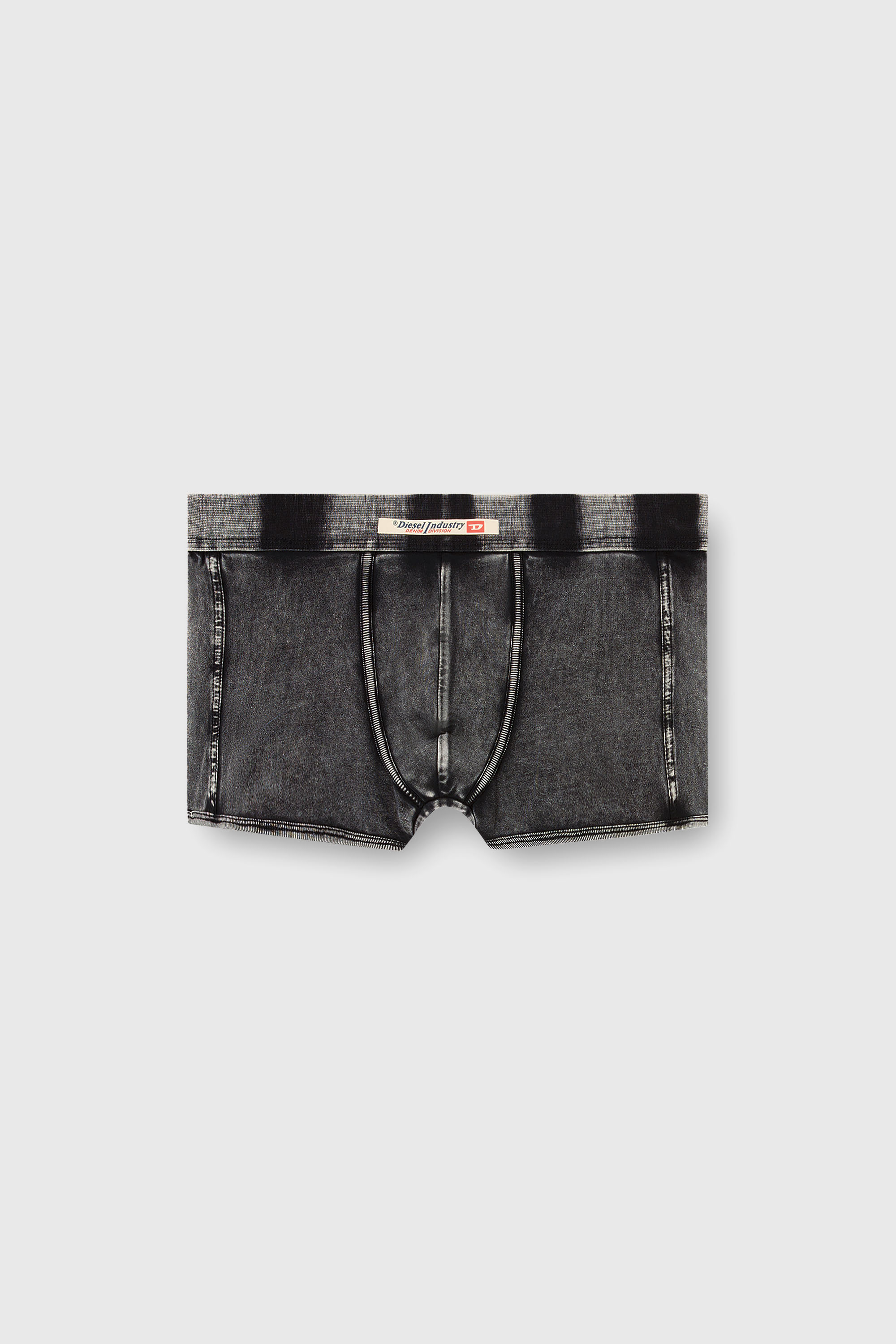 Diesel - DAMIEN-DNM, B&oacute;xer con efecto denim Hombre in Negro - 2