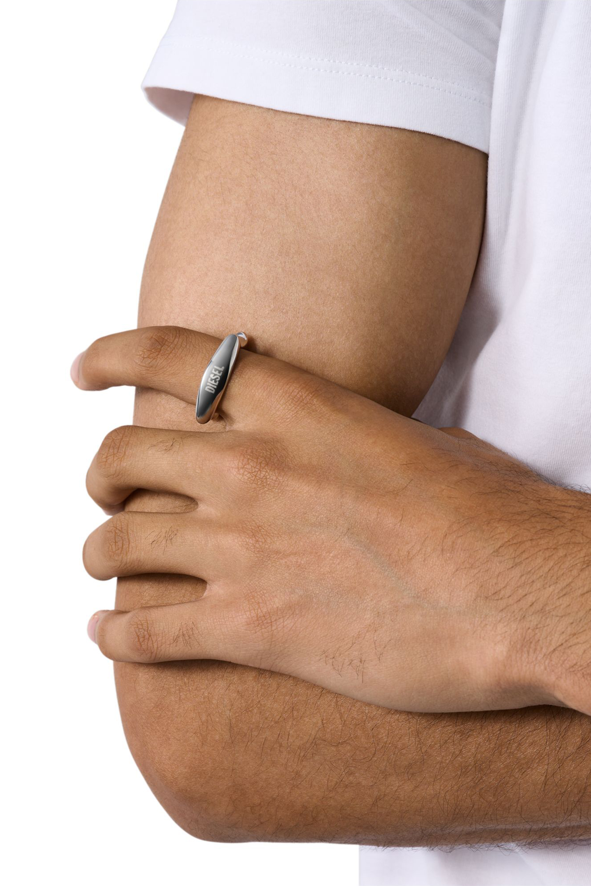 Diesel - DX1584040 JEWEL, Anillo de acero inoxidable Unisex in Plateado - 3
