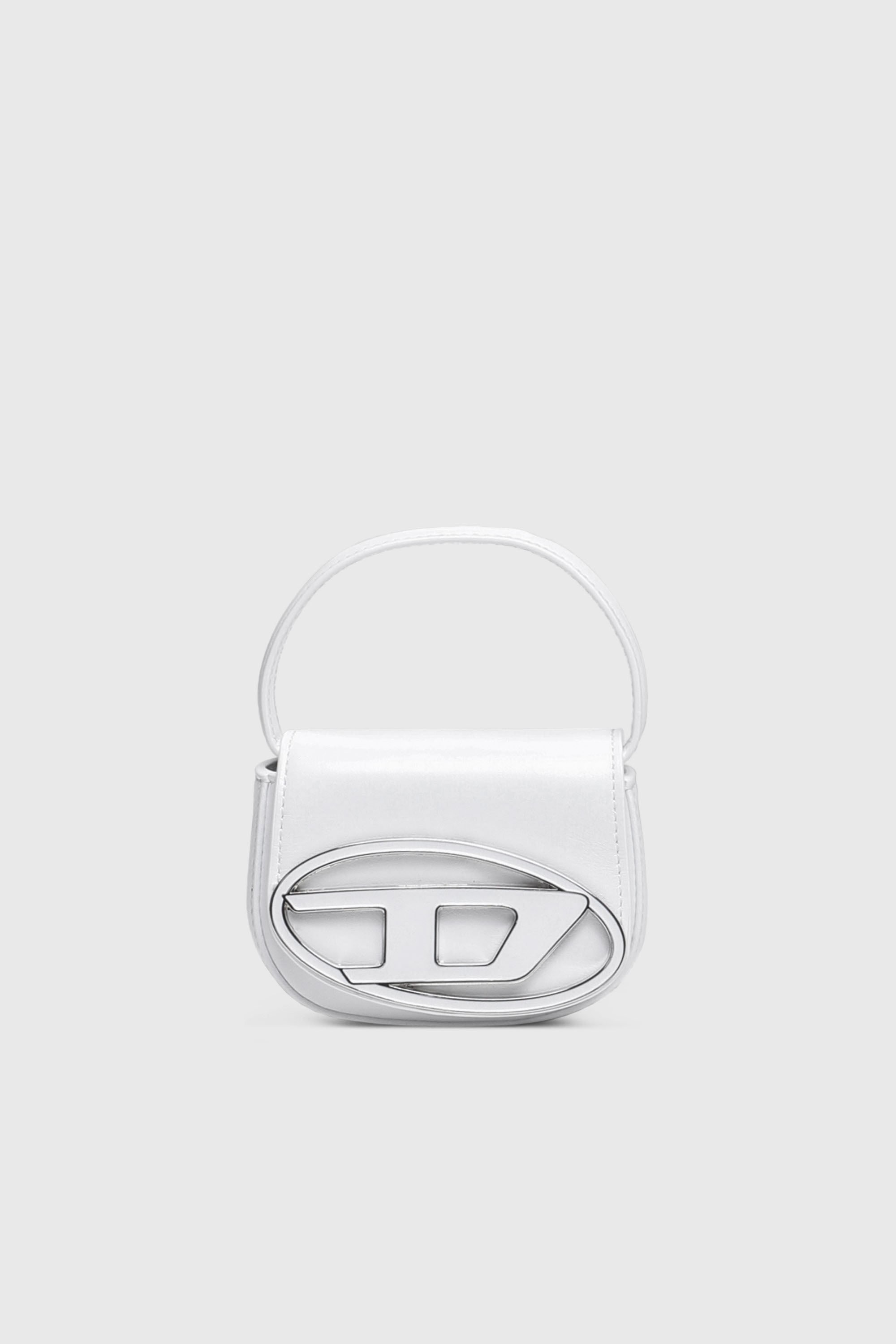 Diesel - 1DR XS, 1DR XS-Minibolso ic&oacute;nico con placa D logo Mujer in Blanco - 1