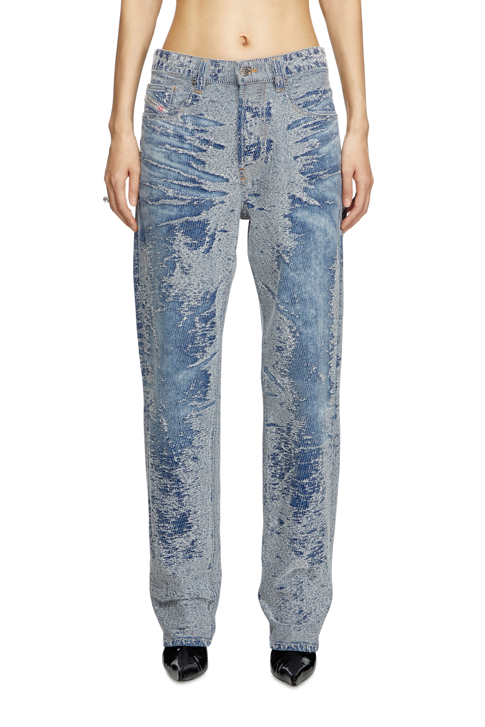 Diesel - Regular Jeans 1988 D-Ark 007W4 Mujer, Azul medio - 1