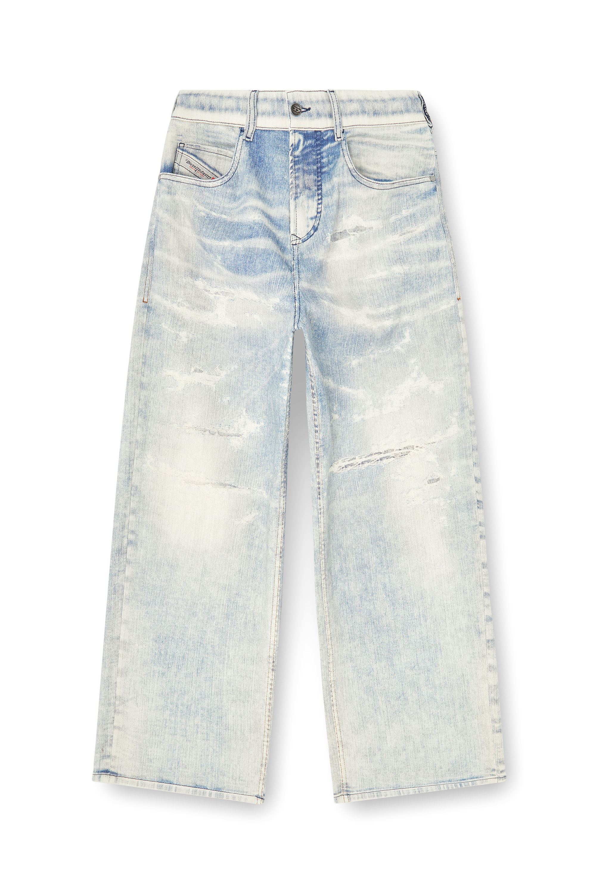 Diesel - Relaxed 2097 D-Enim-M Joggjeans&reg; 068XM Unisex, Azul Claro - 3