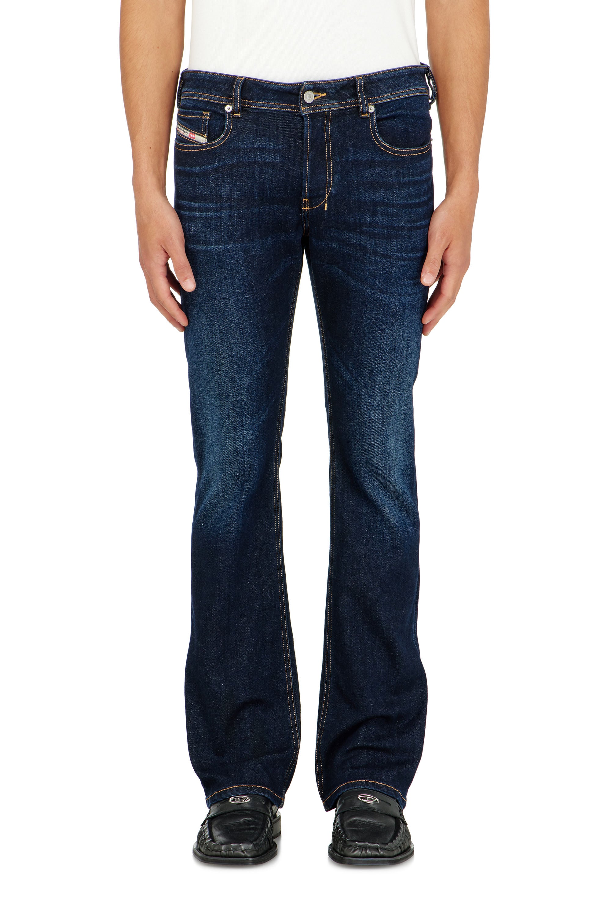 Diesel - Bootcut Jeans 2007 Zatiny 09Q15 Hombre, Azul Oscuro - 1