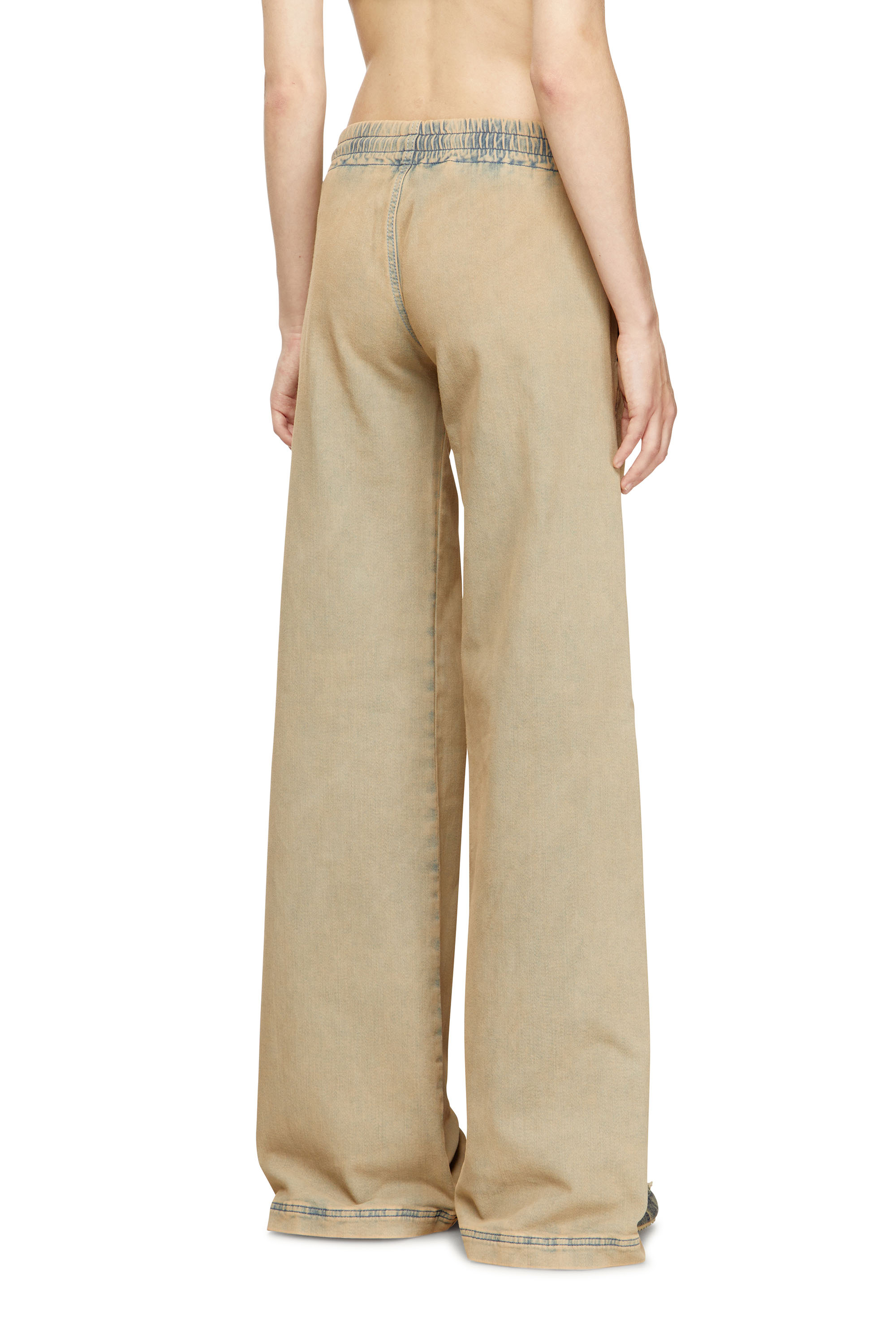 Diesel - Relaxed 2078 D-Ainty Joggjeans® 09M33 Mujer, Azul marino/Beige - 4