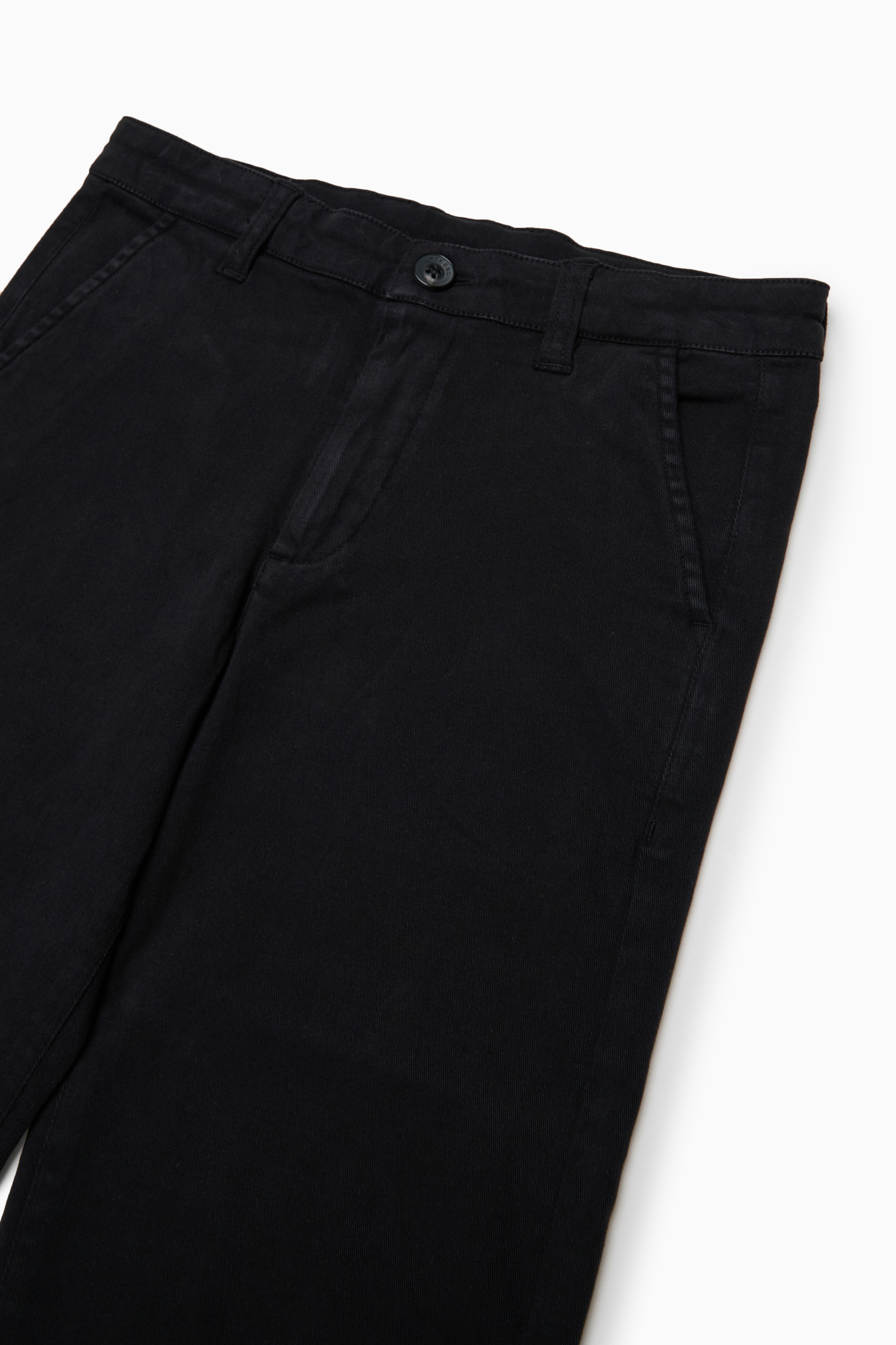 Diesel - PTIMO, Pantal&oacute;n chino de algod&oacute;n stretch Hombre in Negro - 3