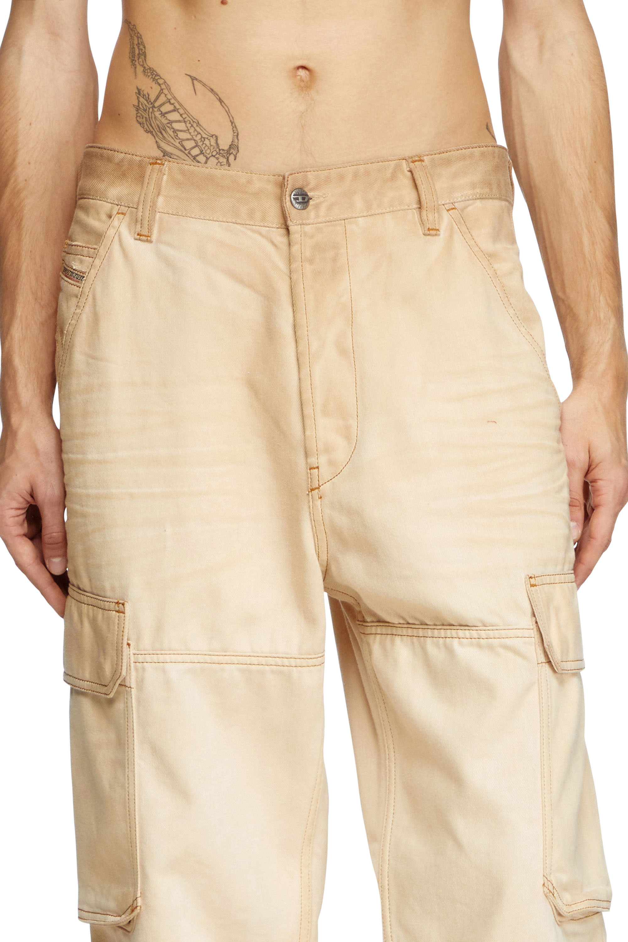 Diesel - Regular Jeans D-Uty 09L26 Hombre, Beige - 5