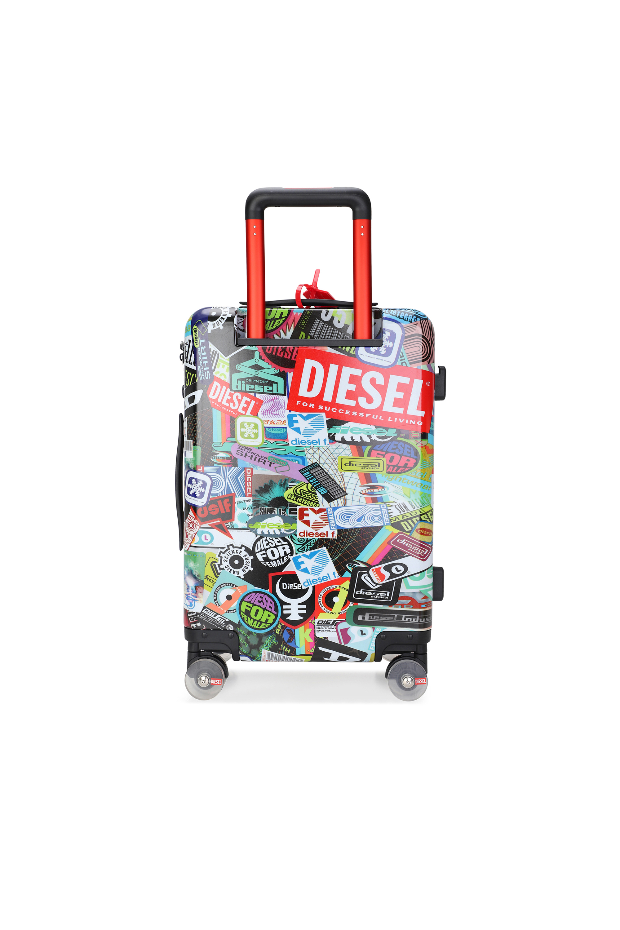 Diesel - DIESEL PC PRINTED TROLLEY-STICKERS- DSL0, Maleta estilo adhesivo tama&ntilde;o S Unisex in Multicolor - 3