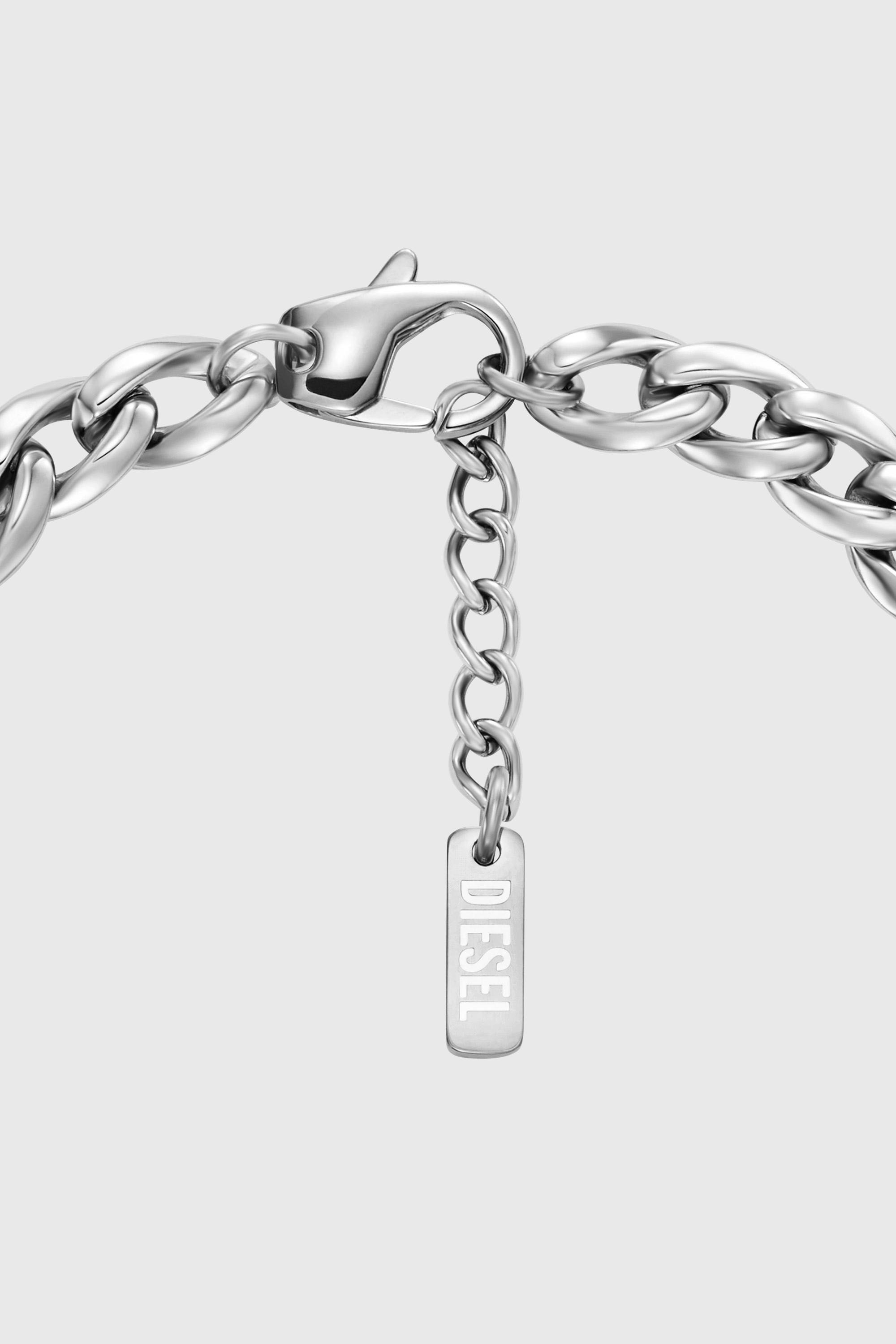 Diesel - DX1721040, Pulsera de cadena de acero inoxidable Unisex in Plateado - 2
