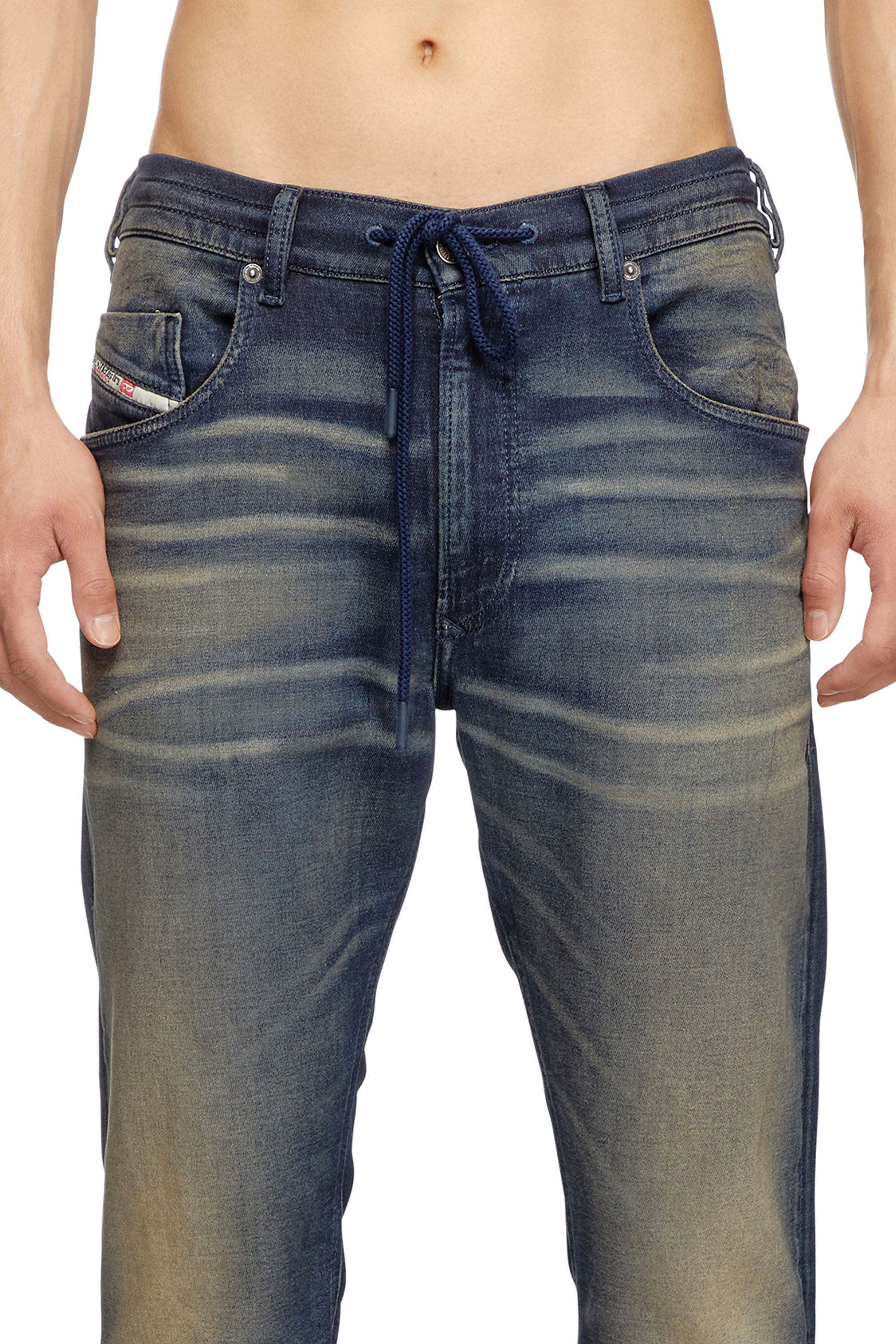 Diesel - Regular 2030 D-Krooley Joggjeans® 068PM Hombre, Azul Oscuro - 3