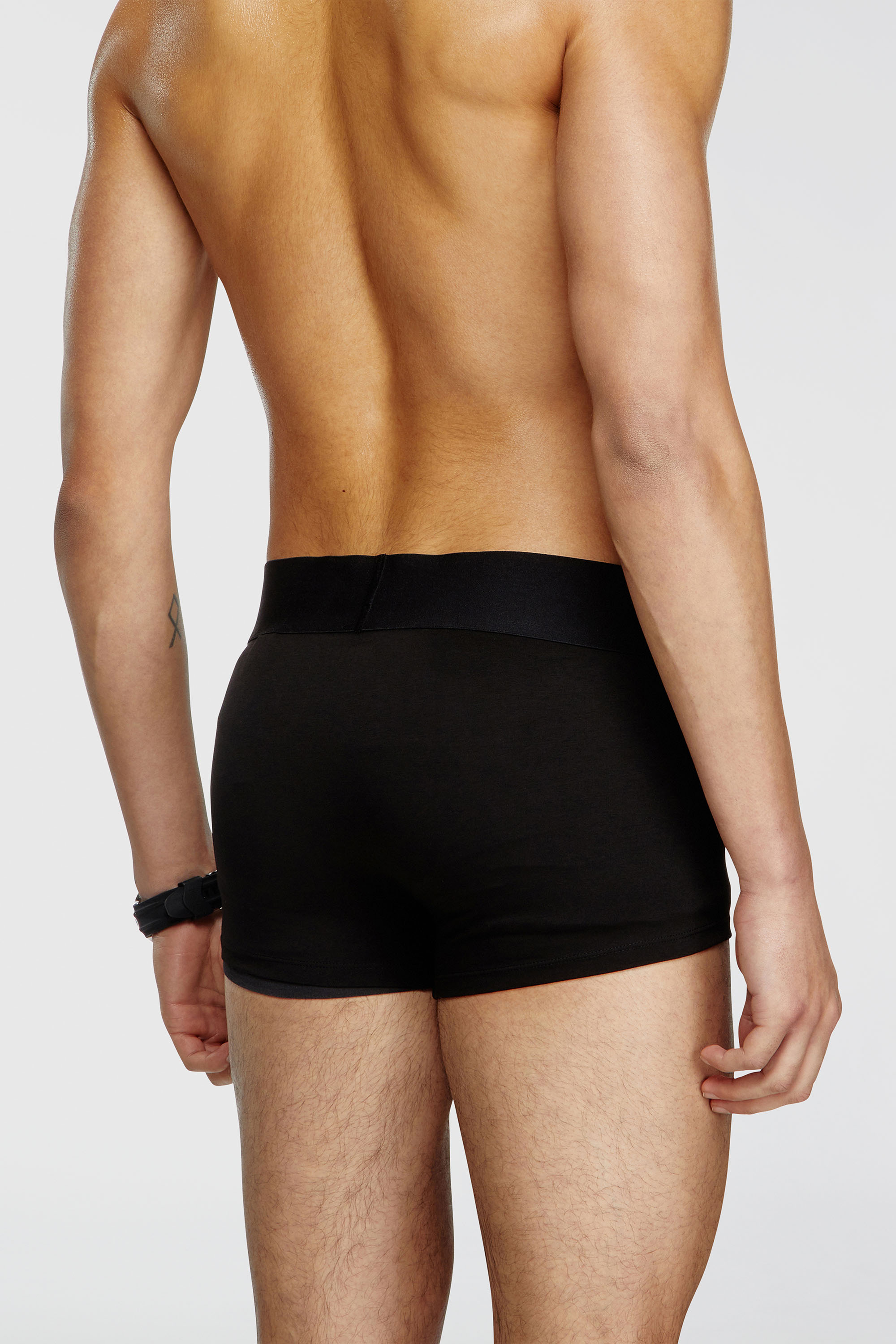 Diesel - UMBX-DAMIENTHREEPACK-5.5EL, Paquete de tres b&oacute;xers ajustados de algod&oacute;n el&aacute;stico Hombre in Negro - 4